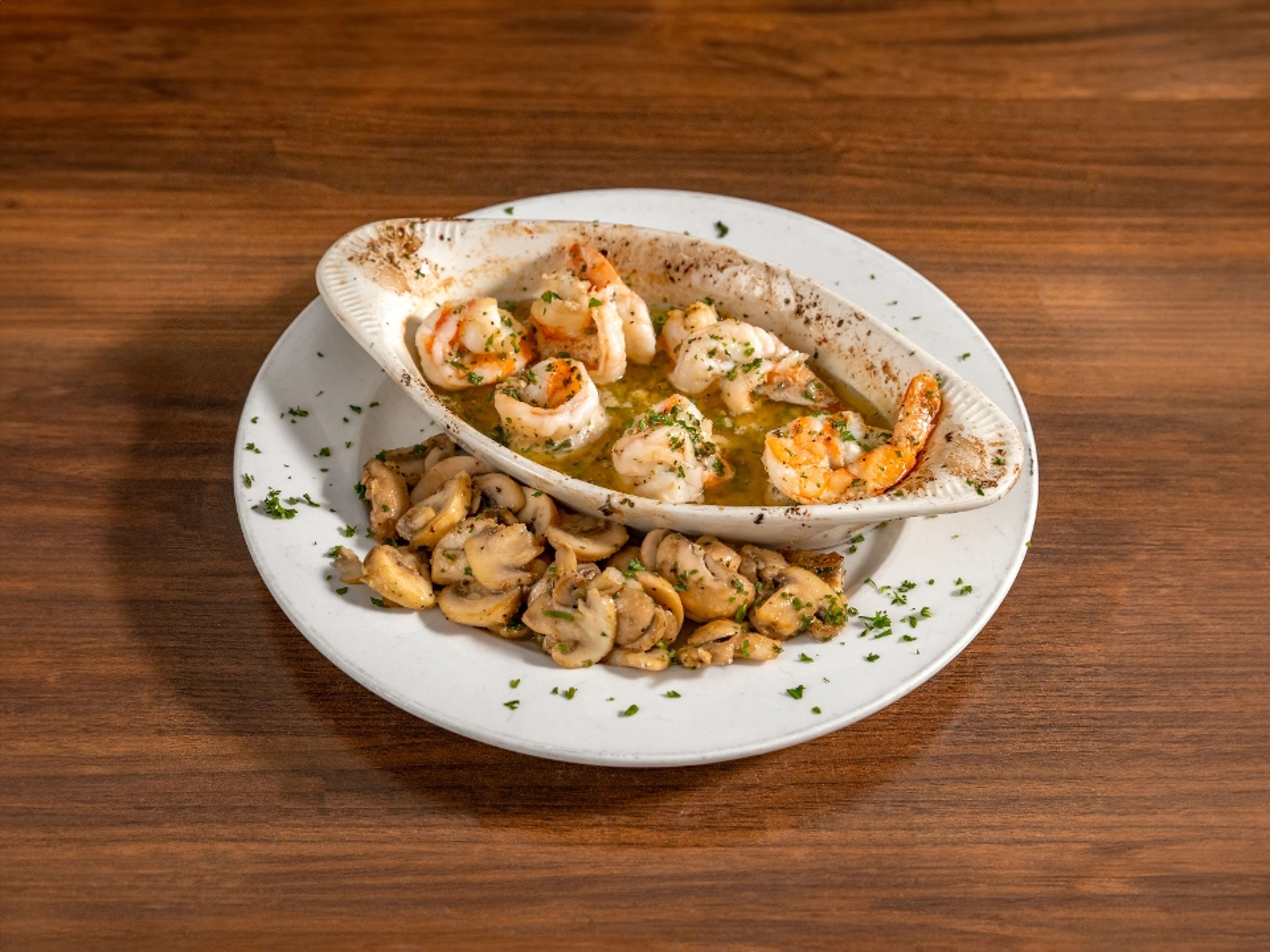 Shrimp Scampi Dinner.