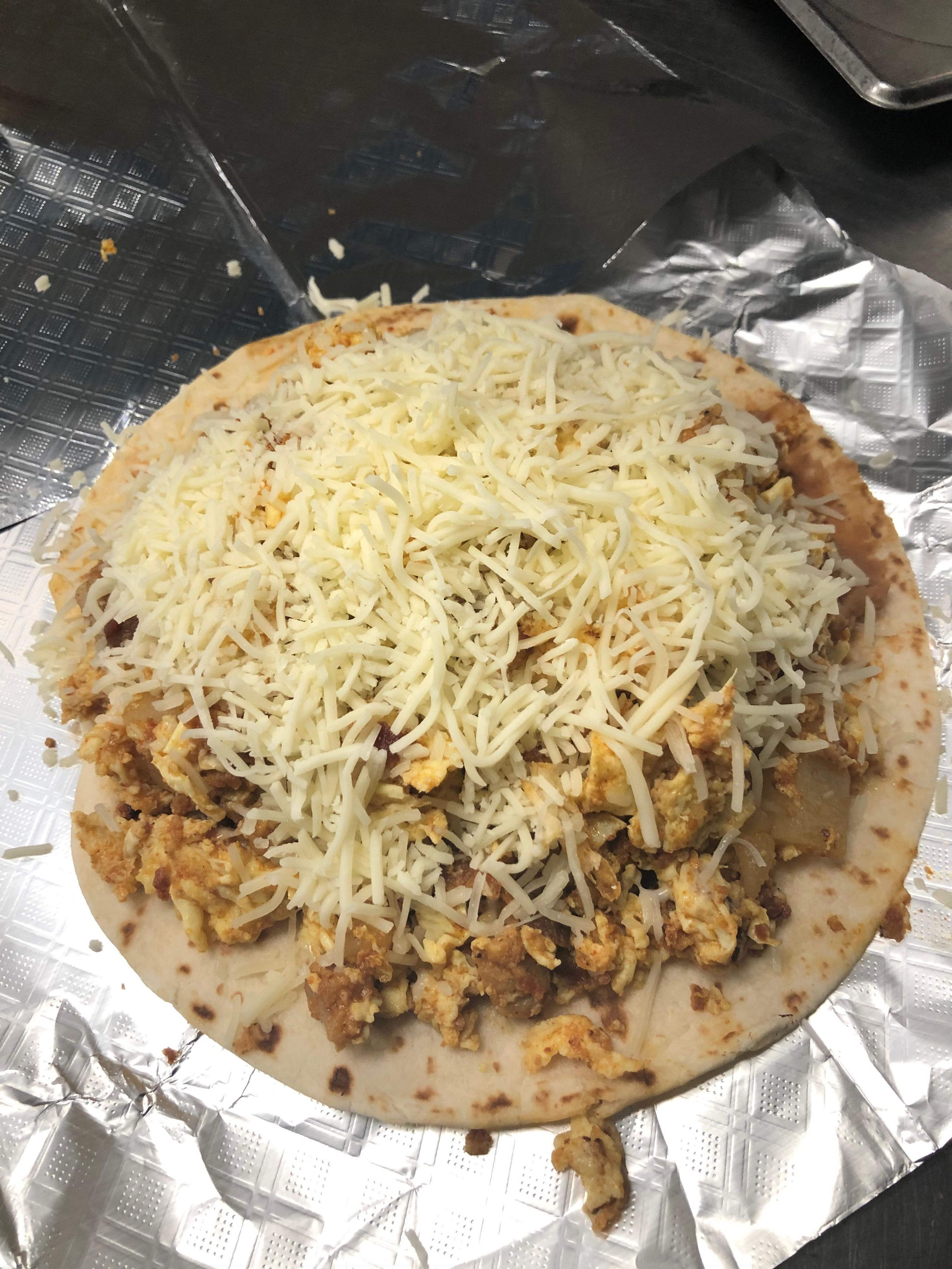 Chorizo, Egg, & Cheese.