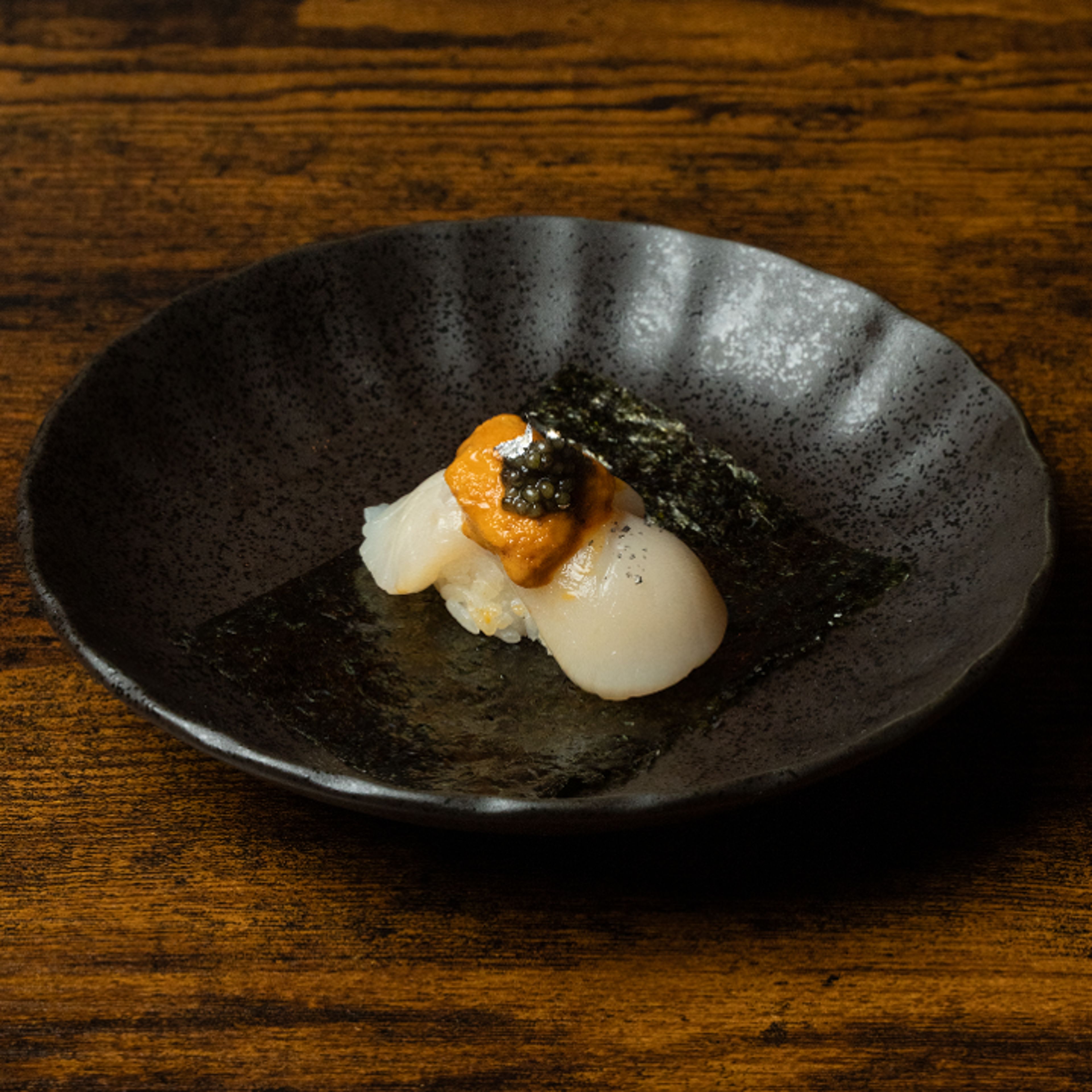 SCALLOP UNI CAVIAR 1PC.