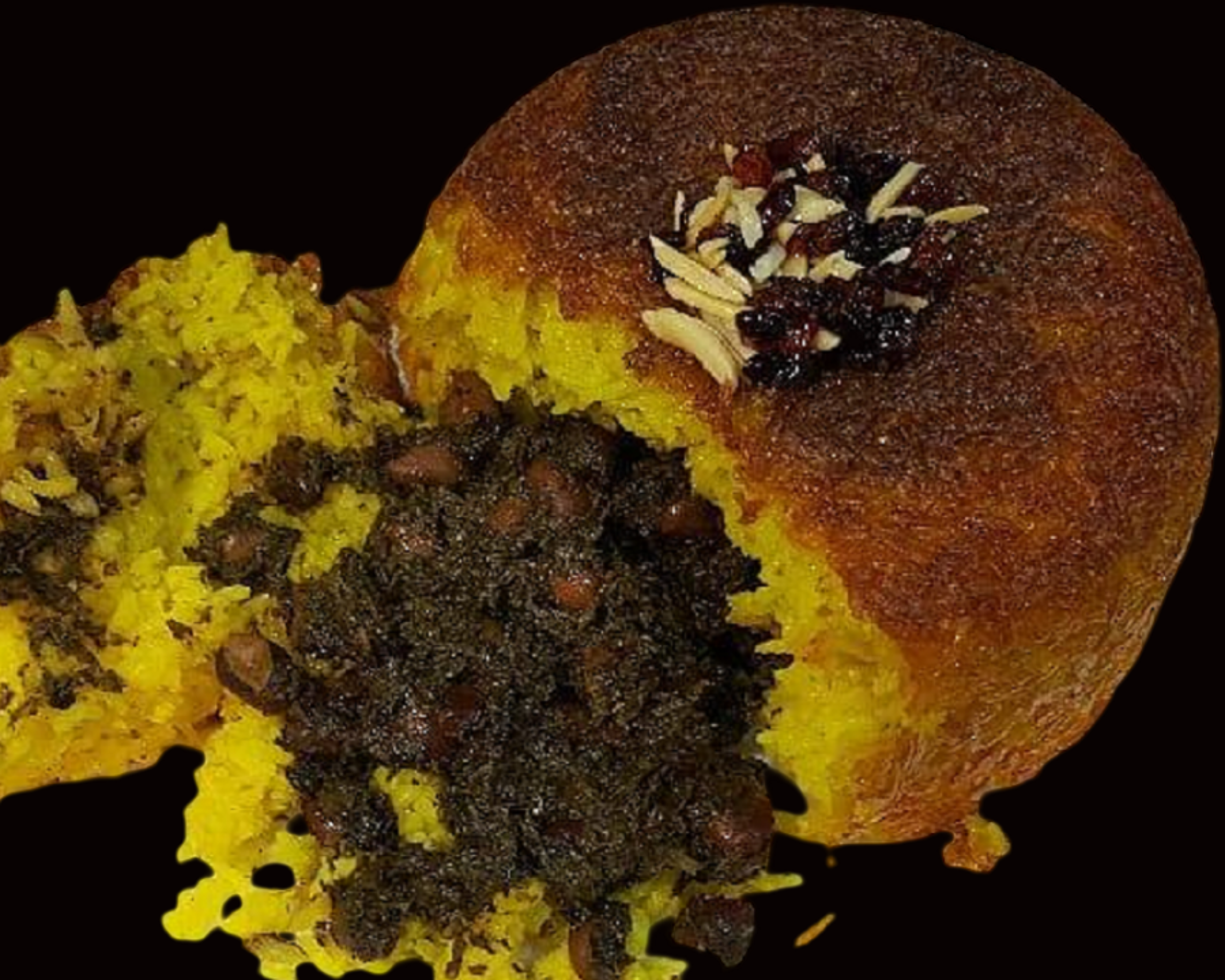 Ghormeh-Sabzi Tahchin (ته چین قورمه سبزی).