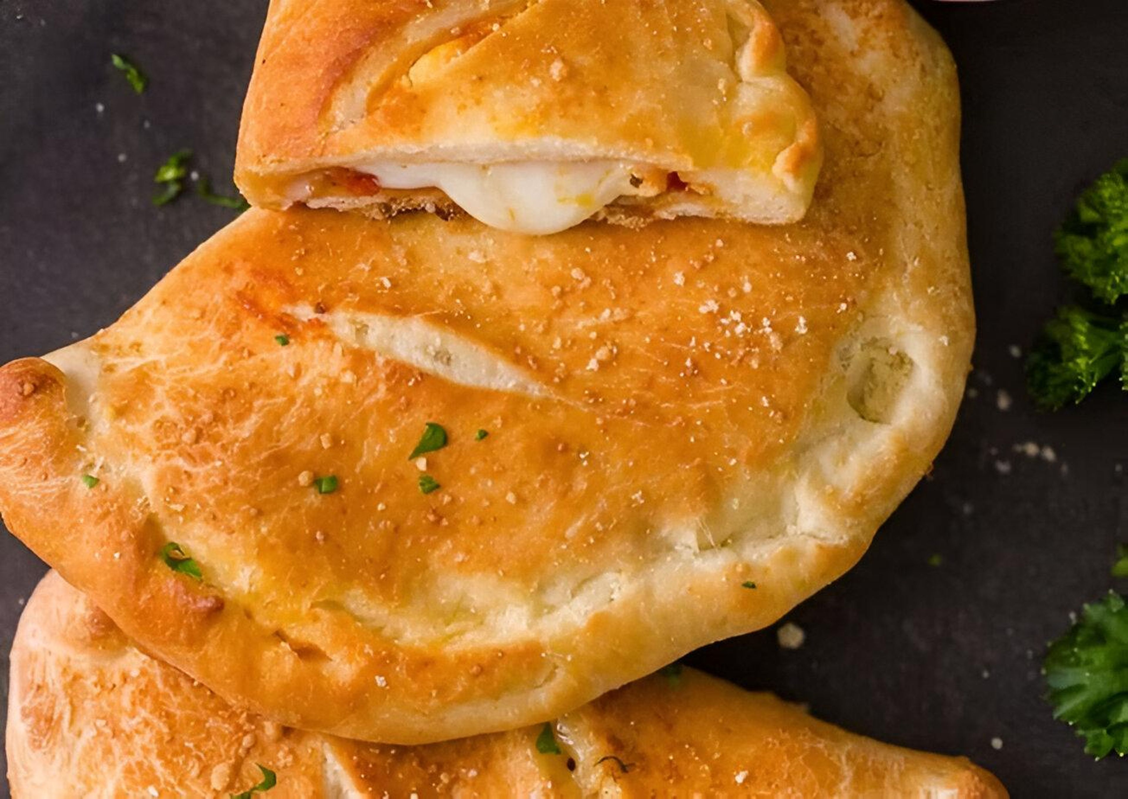 Steak and cheese Calzone.