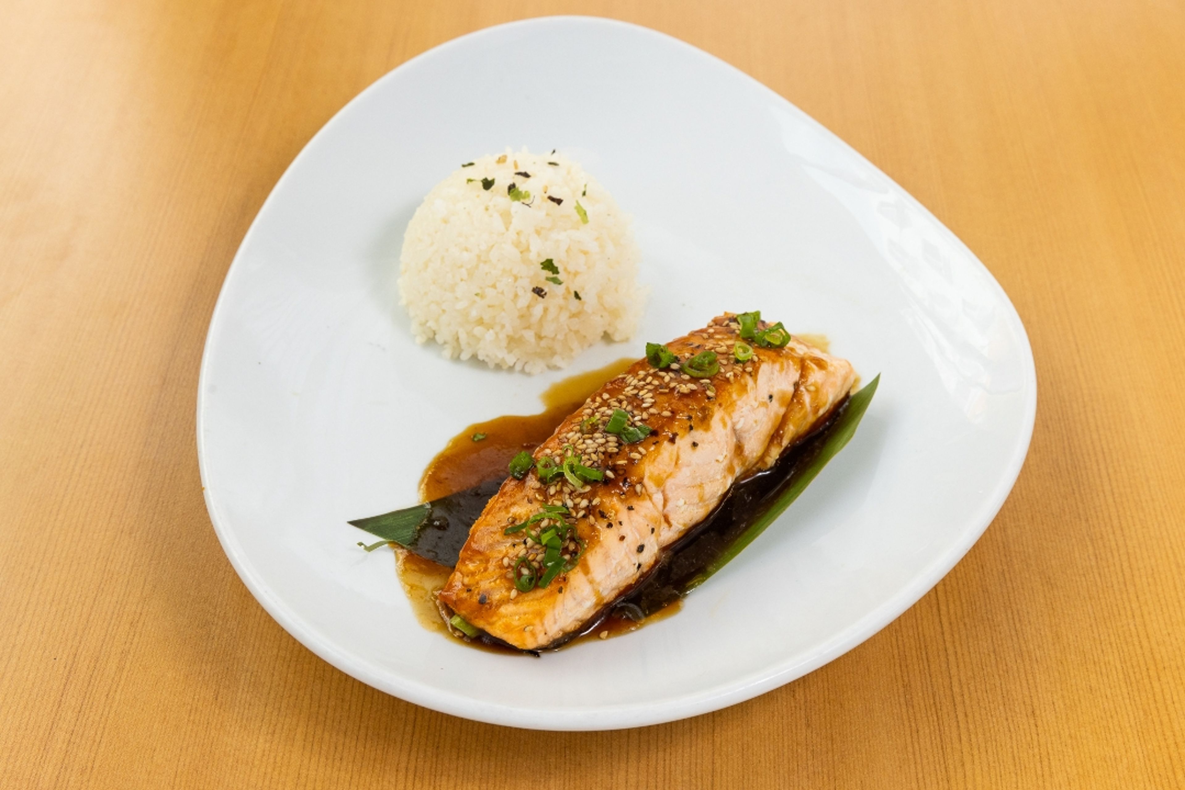Salmon Teriyaki.
