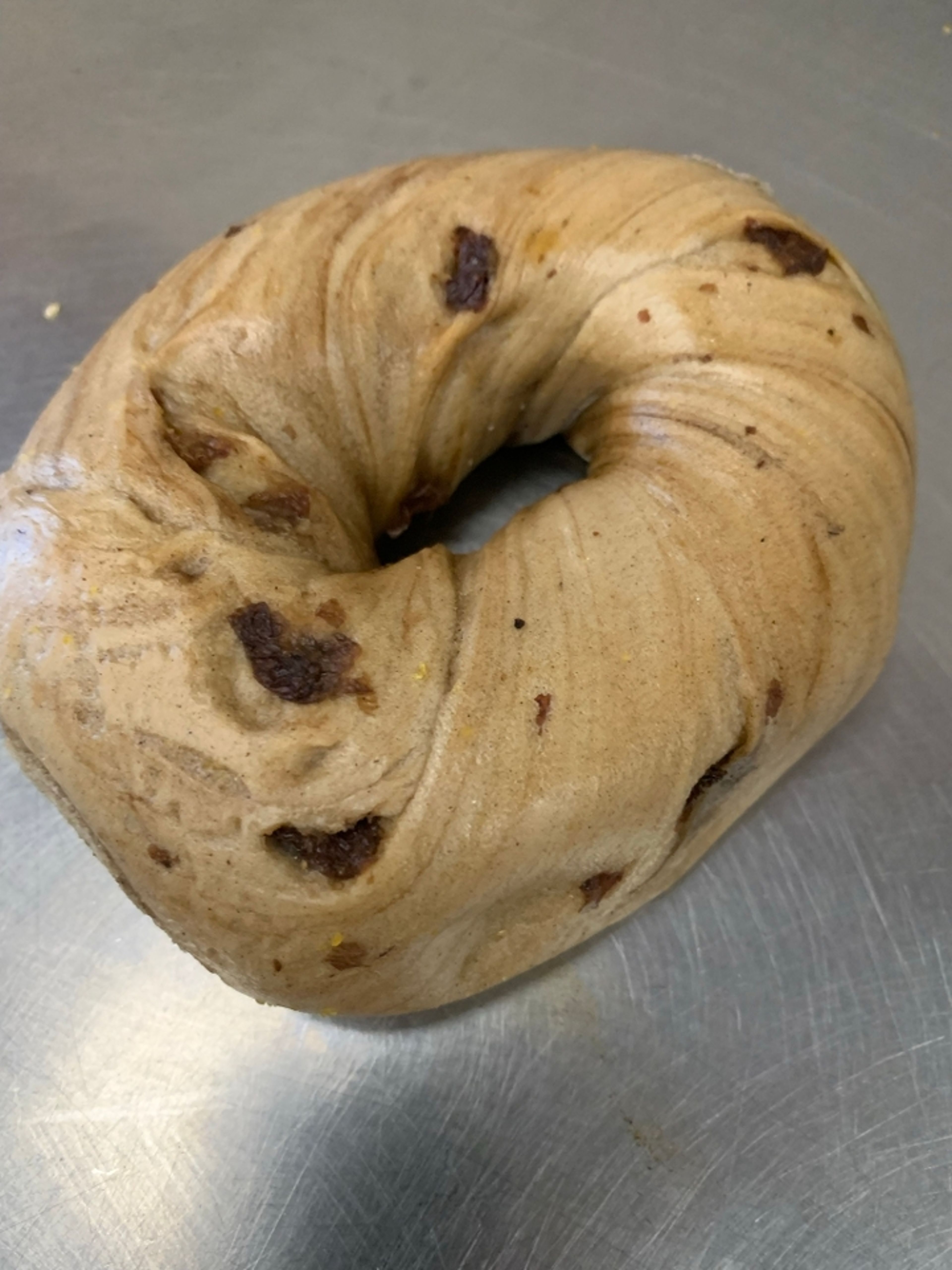 Cinnamon Raisin Bagel.