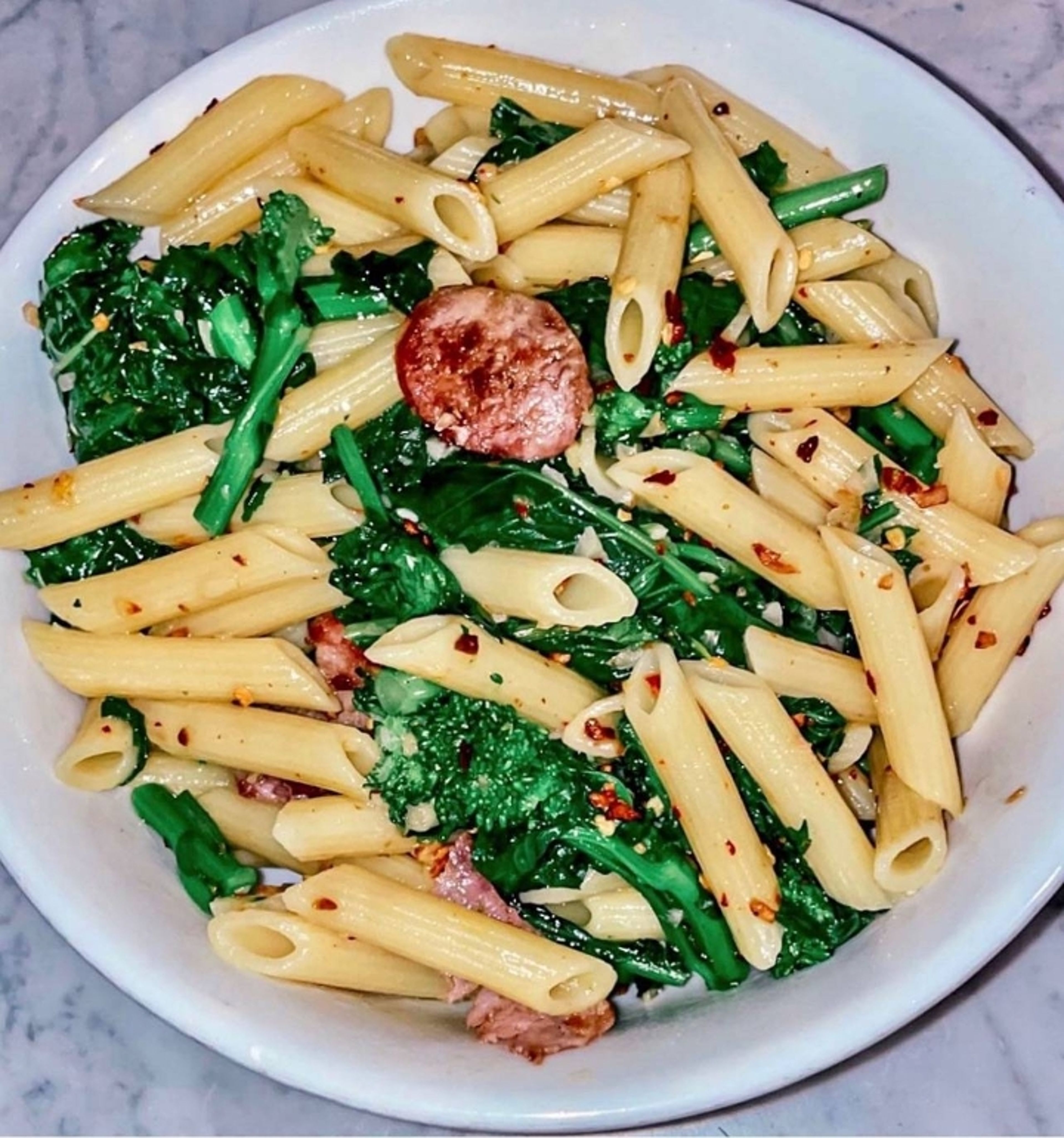 Penne Aglio e Olio.