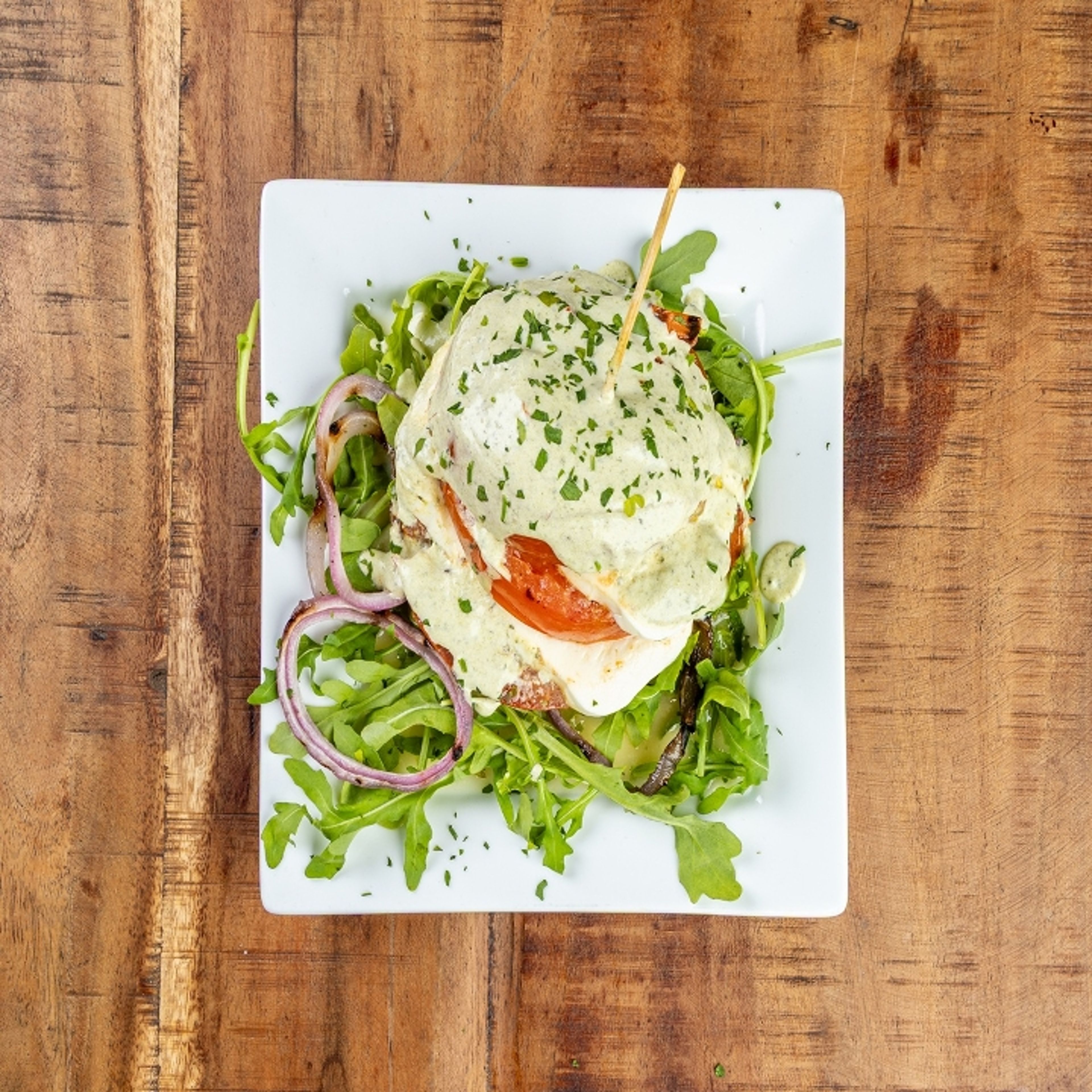 Grilled Tomato Mozzarella.