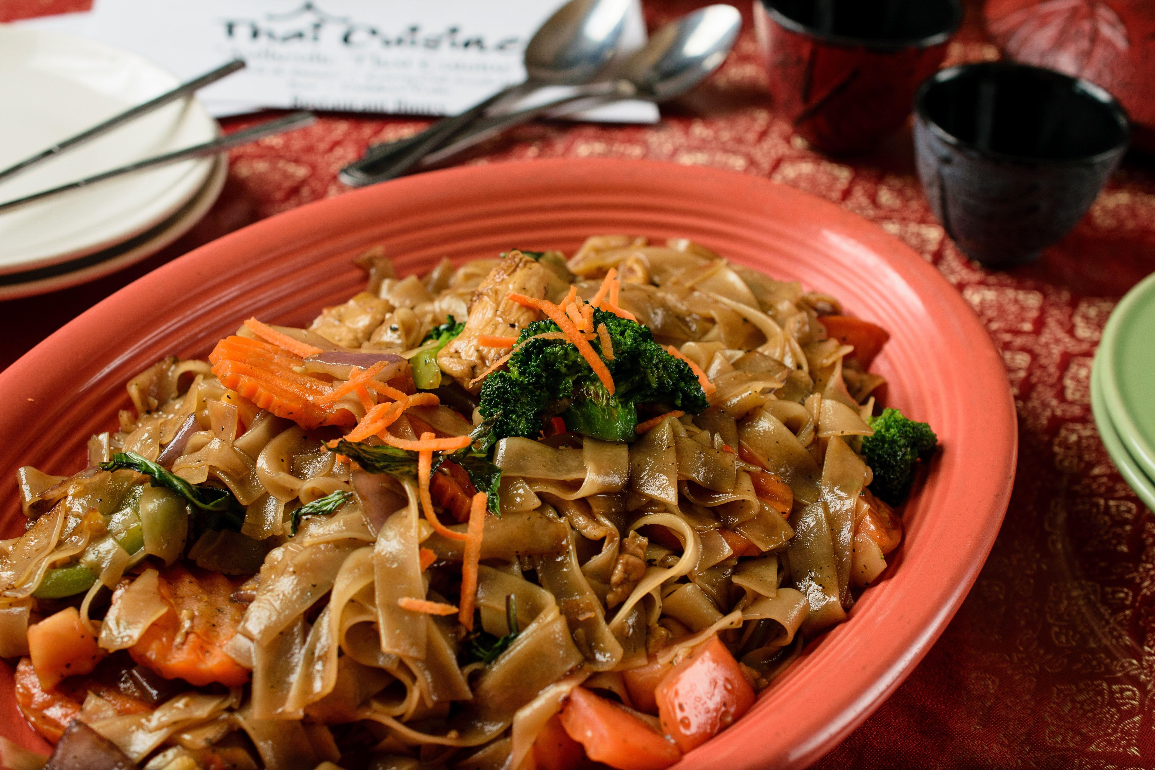 Pad Kee Mao (Drunken Noodle).
