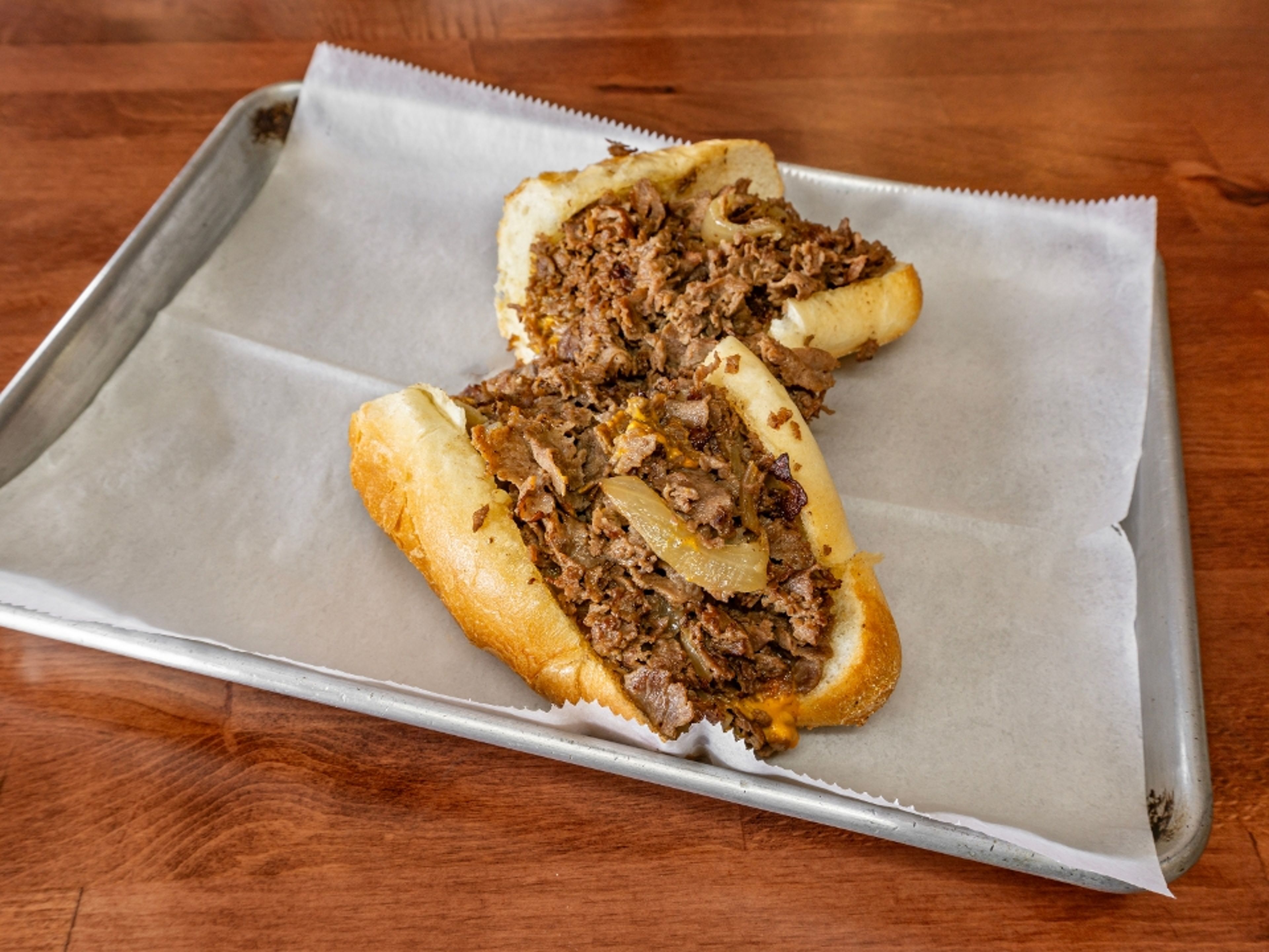 Authentic Philly Cheesesteak.