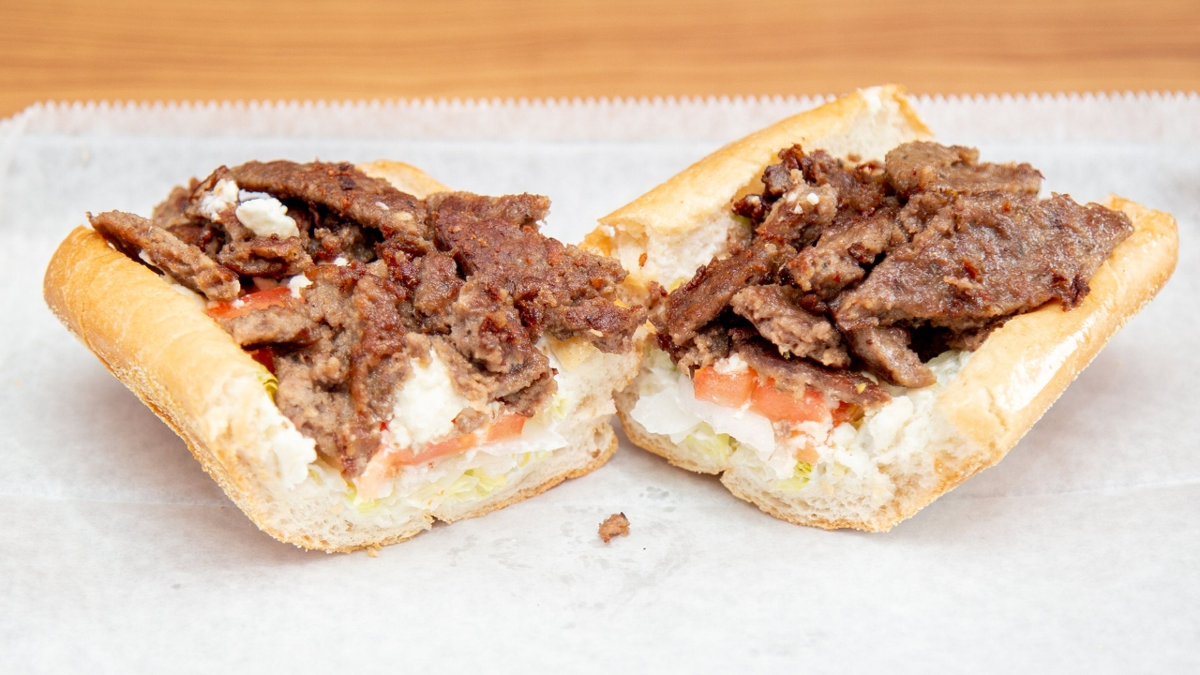 Niko the Greek Cheesesteak.