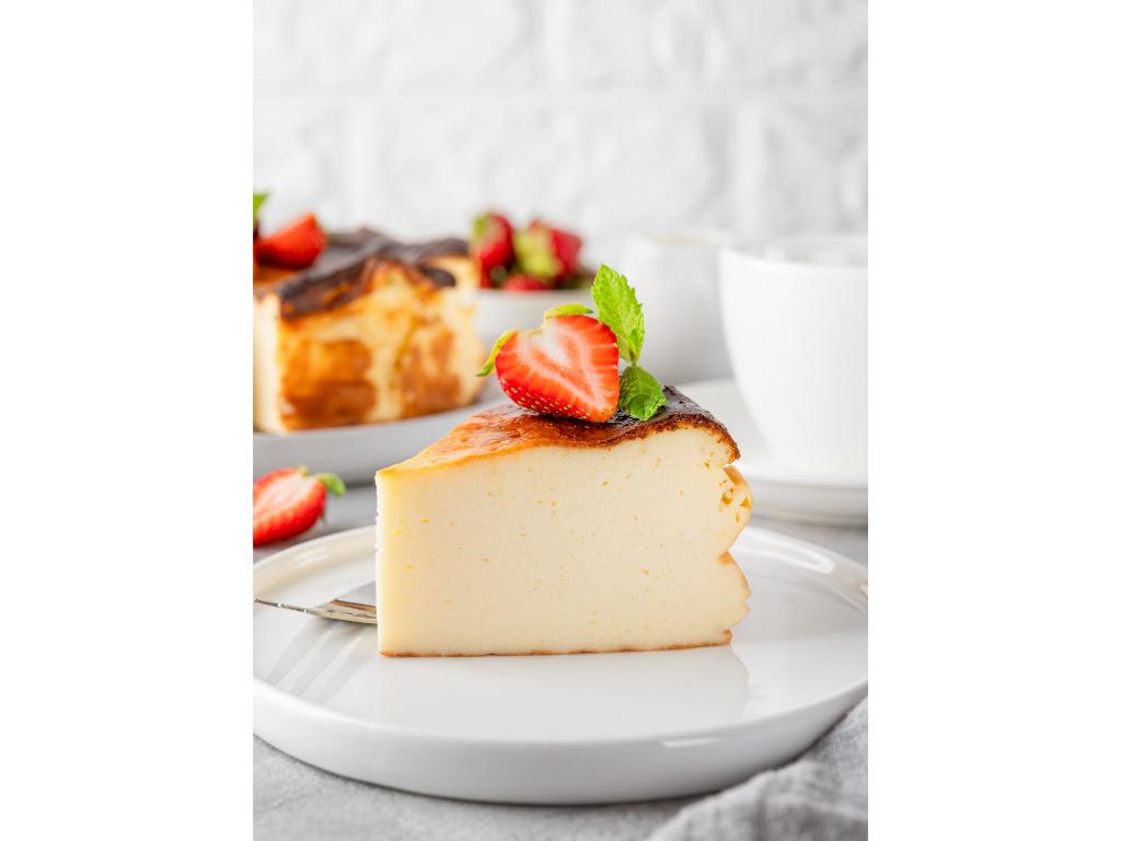 Basque Cheesecake by the slice.