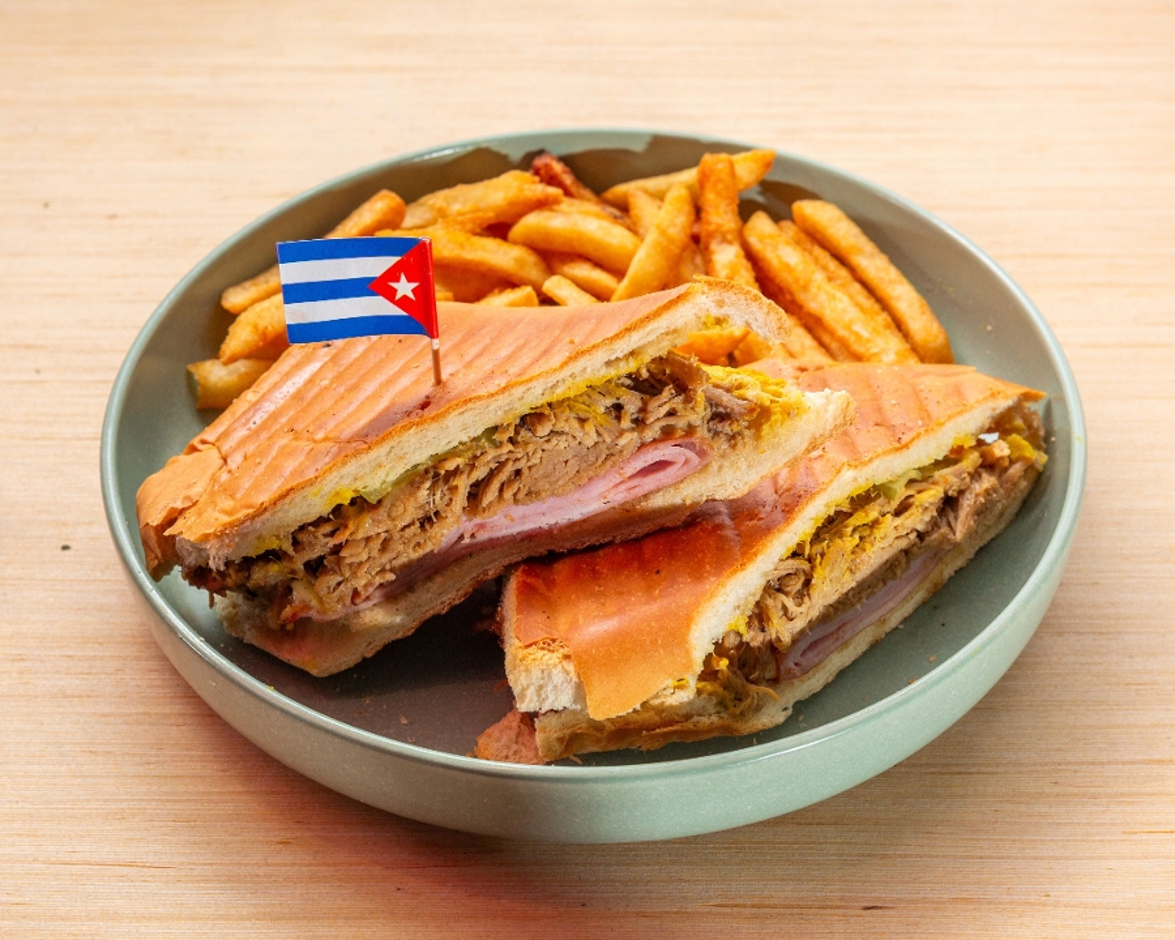 Traditional Cuban Sandwich.
