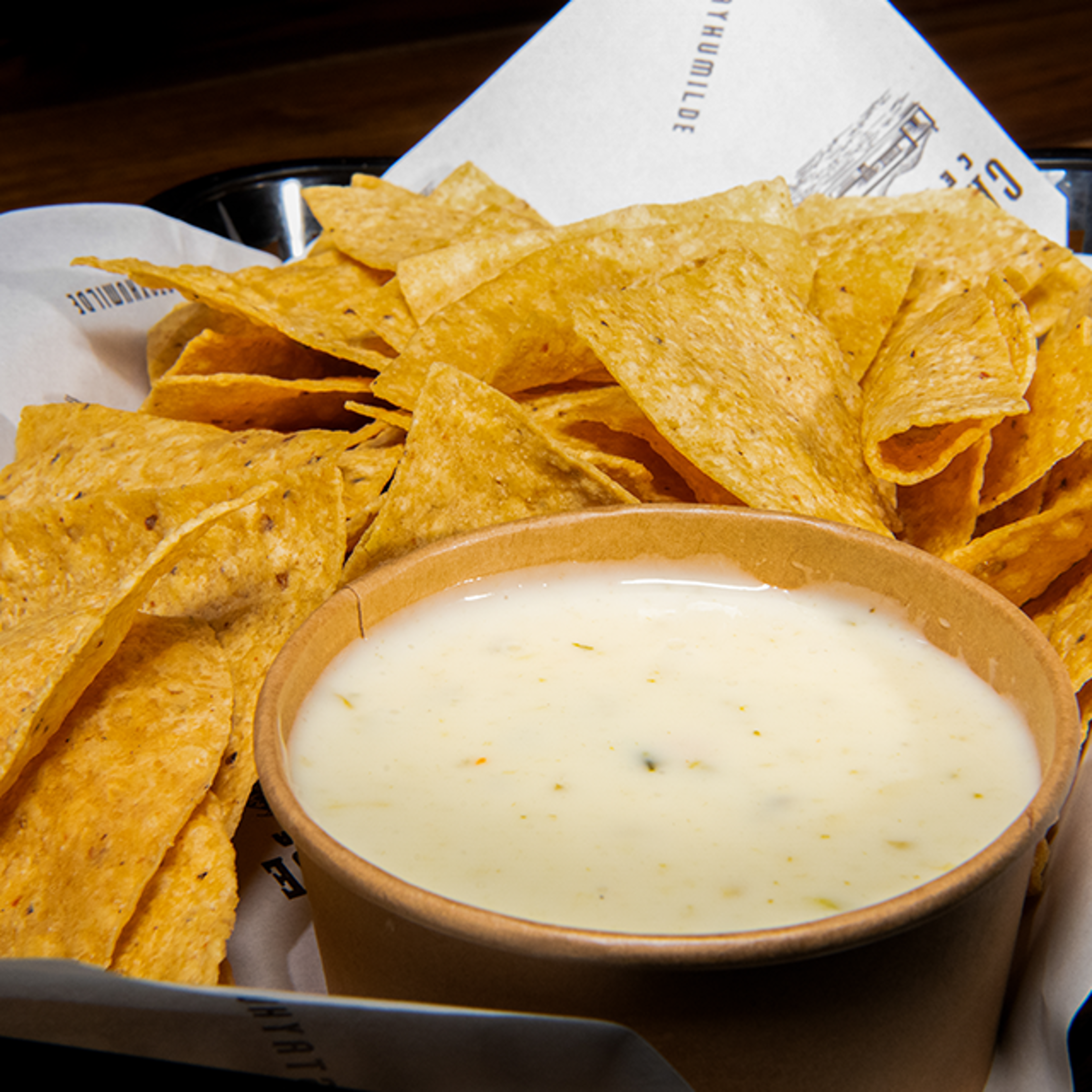 Queso & Chips.