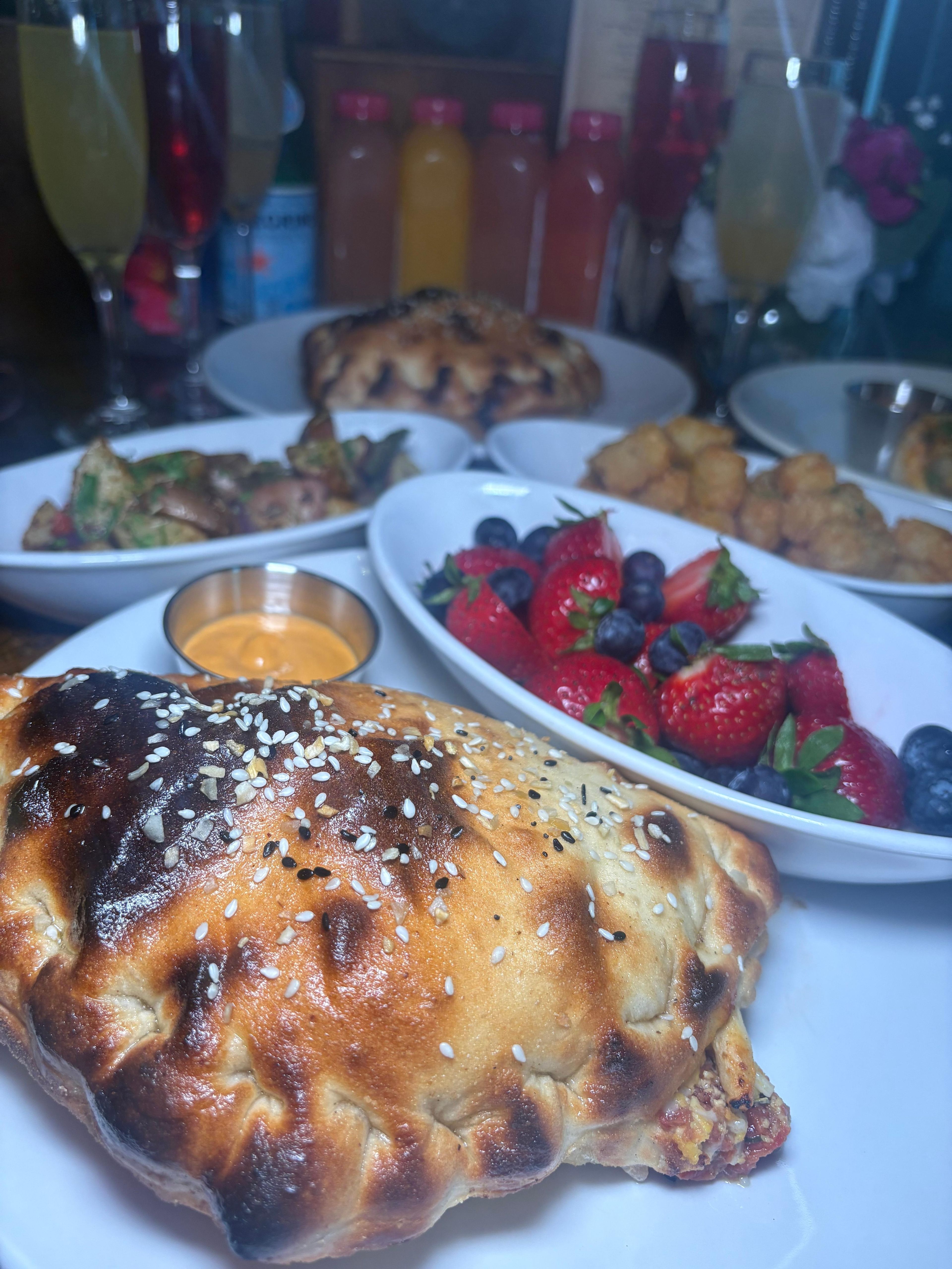 Savory Brunch Calzone.