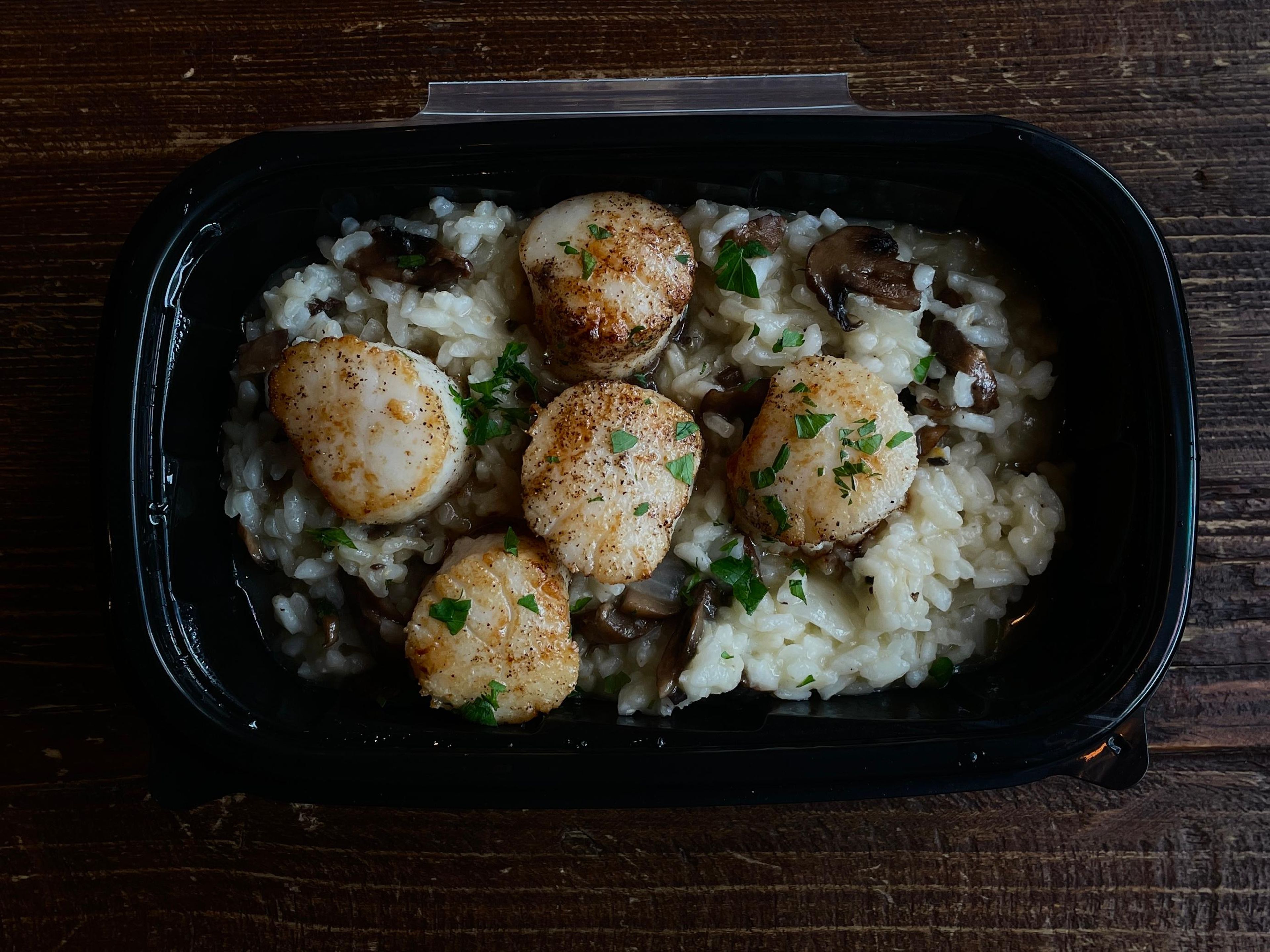 New England Sea Scallops.