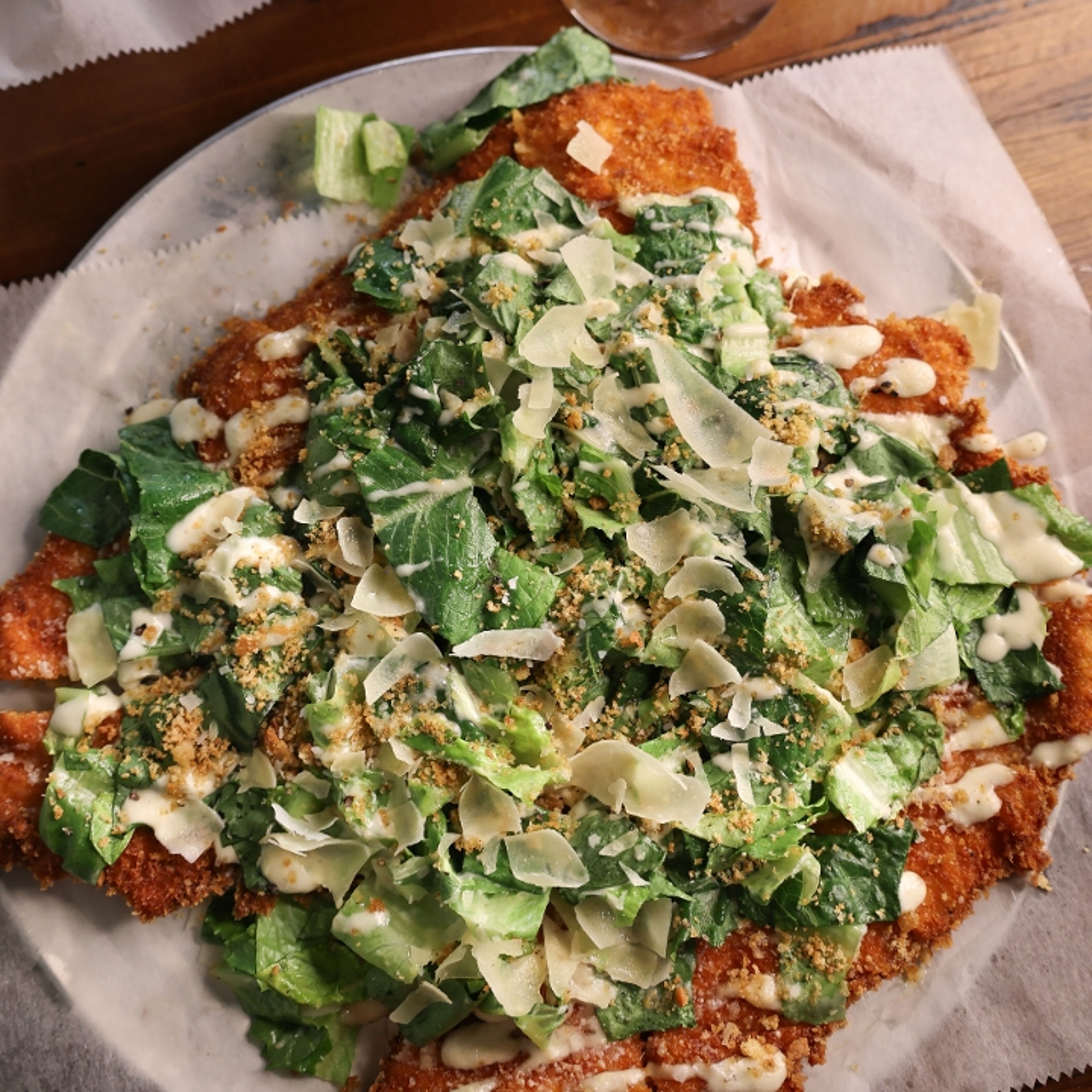 Caesar Chicken Pizza.