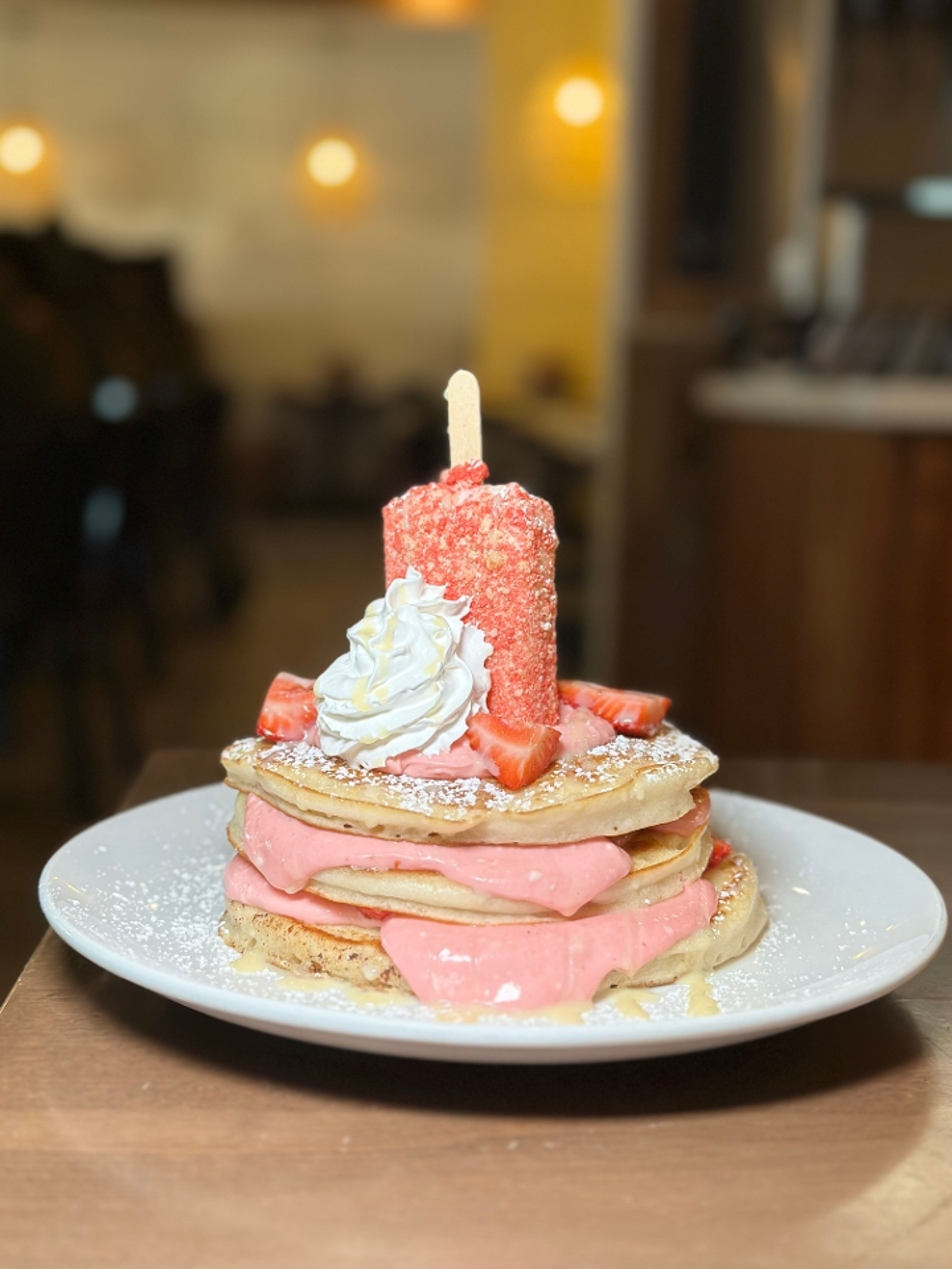 LALI'S Fav. Shortcake Pancakes.