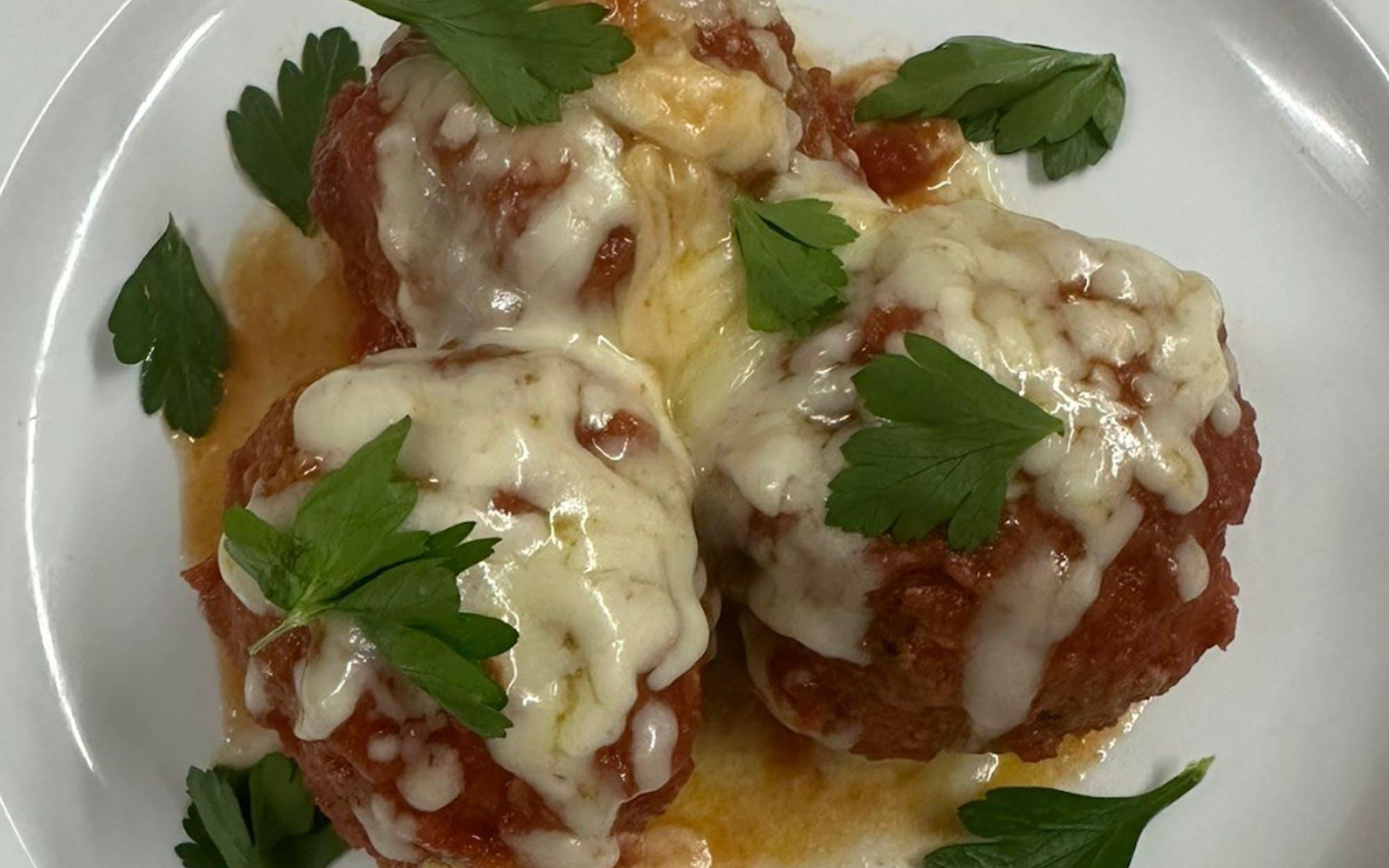 Meatballs full tray.