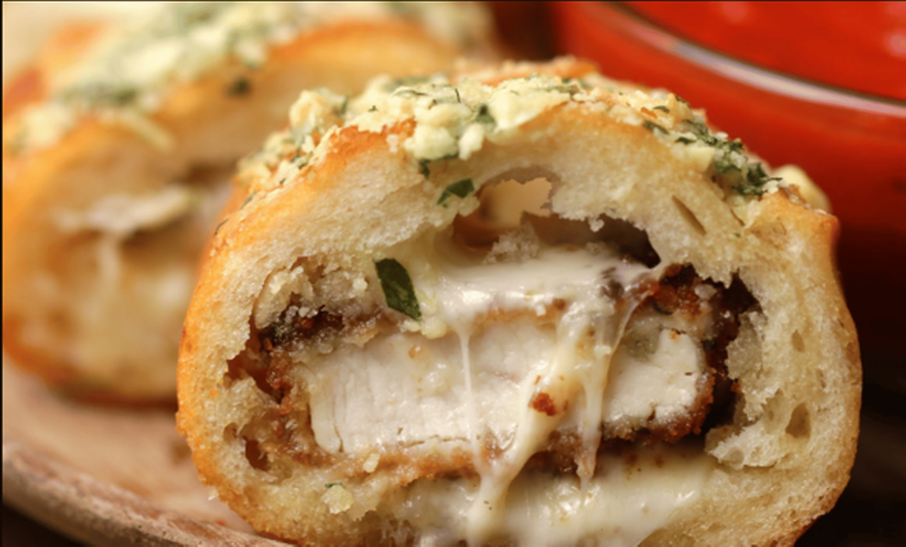 Parmesan Chicken Sandwich.