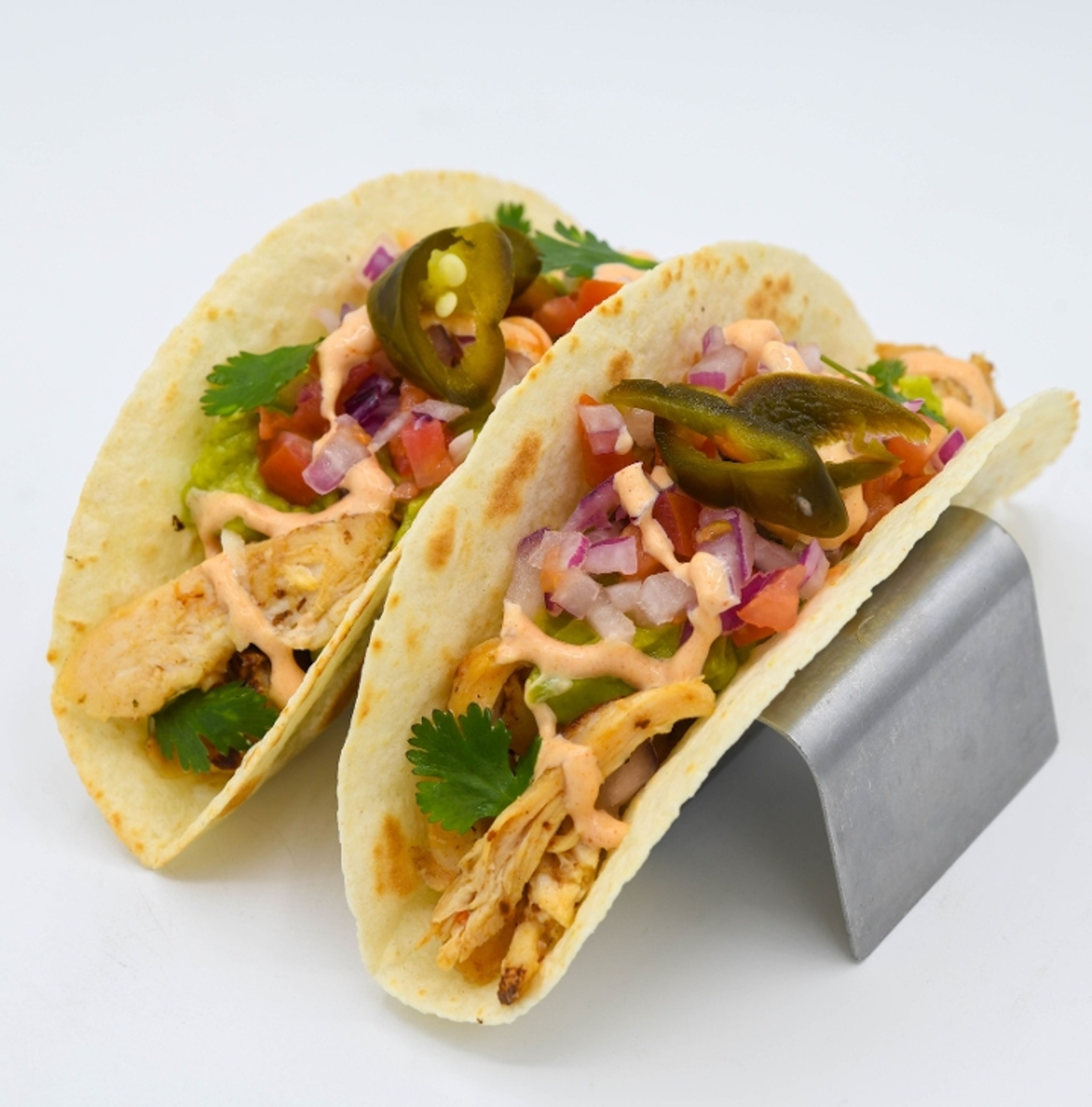 Shredded Chicken Taco.