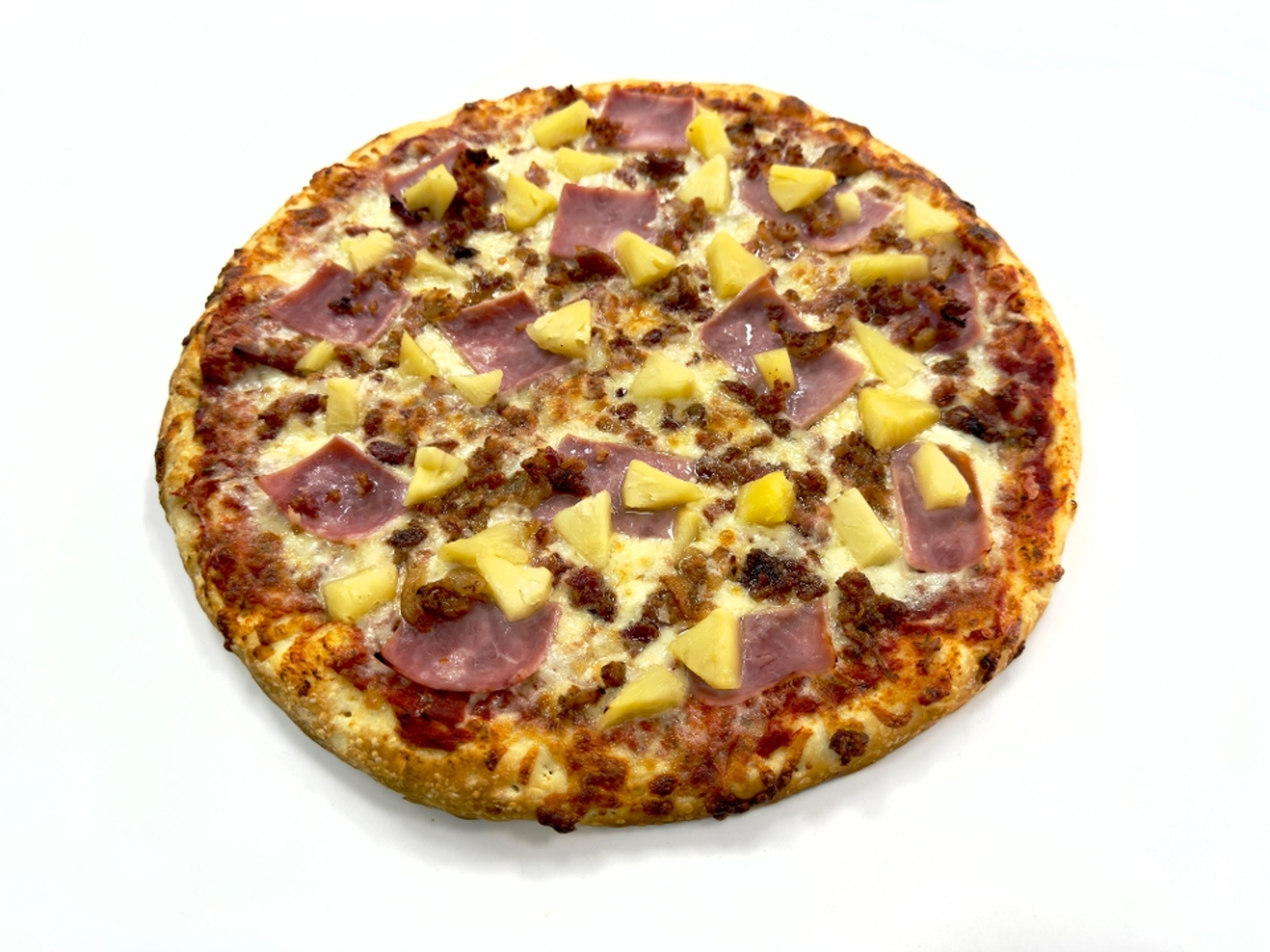 Medium Hawaiin Pizza.