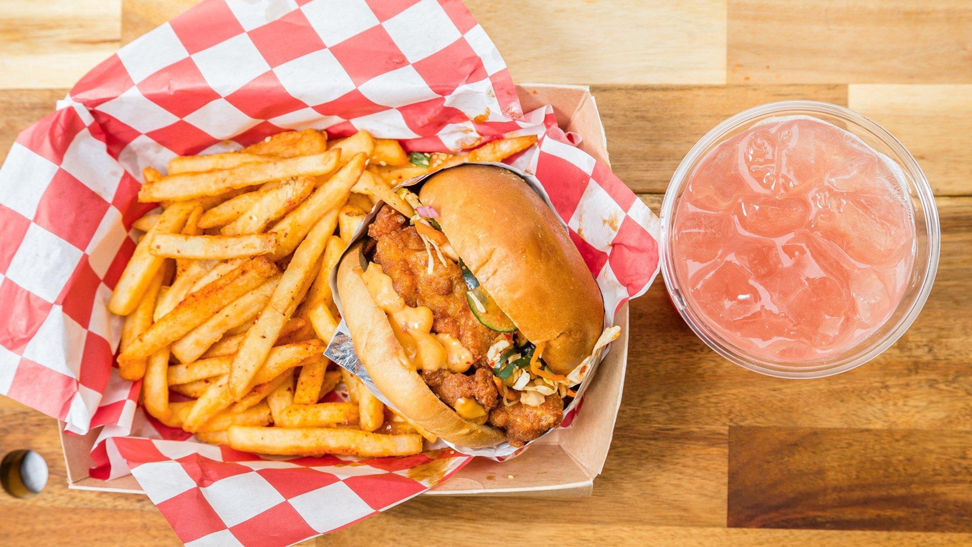 Meal - Fried Chicken Sandwich + Fries + Drink.