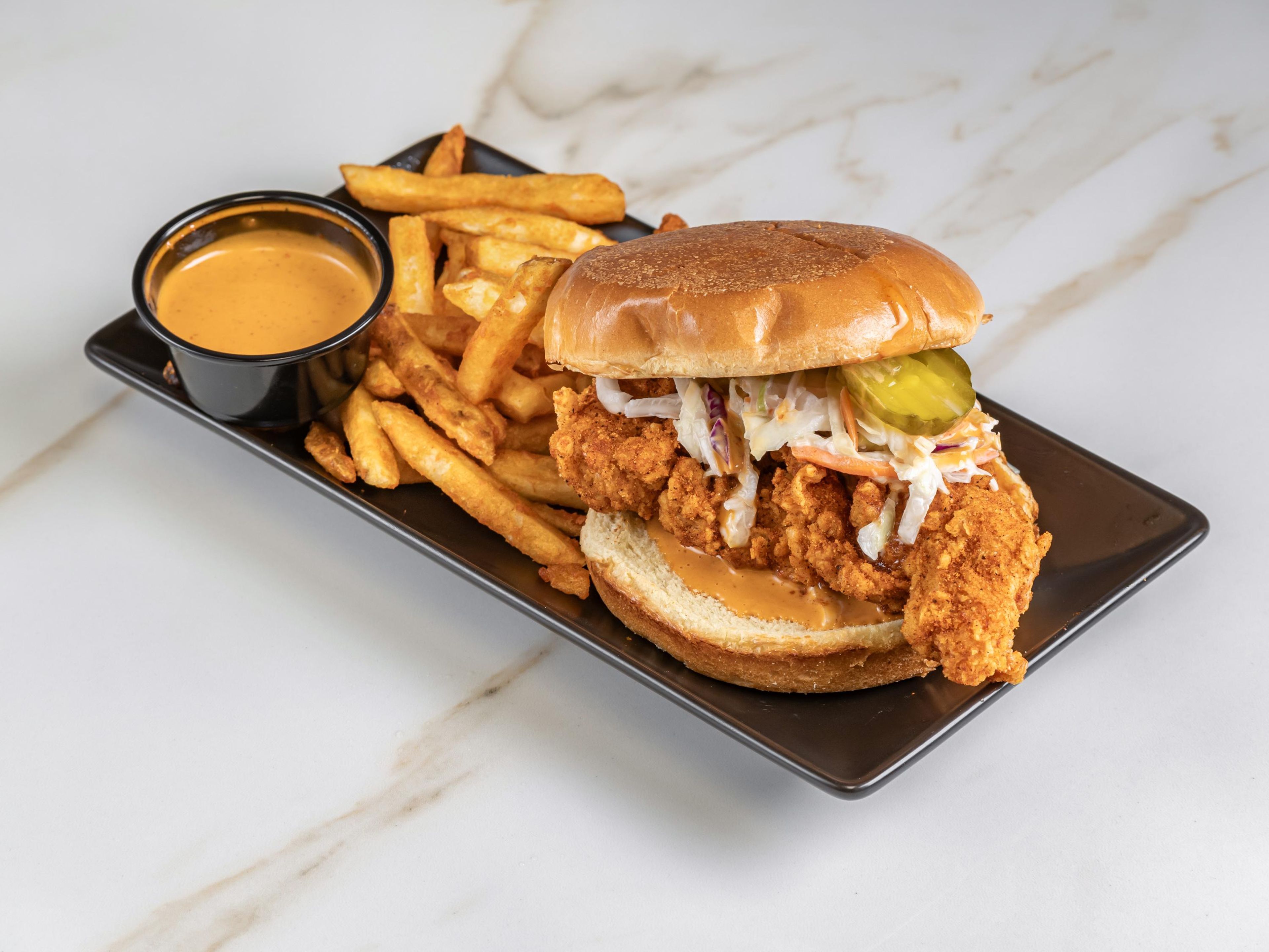 1 Slider with Fries.