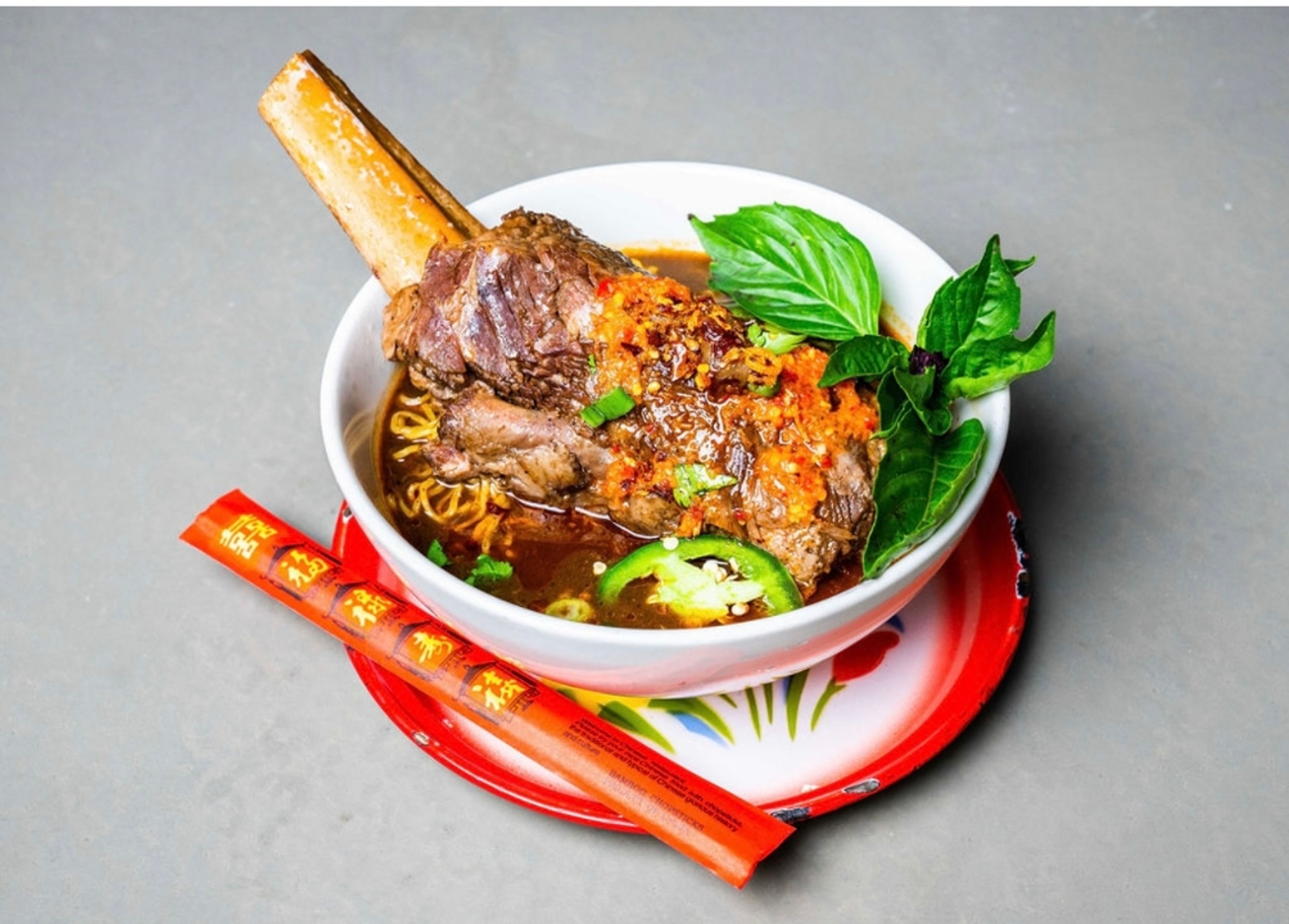 24 Hours Beef Noodle Soup.