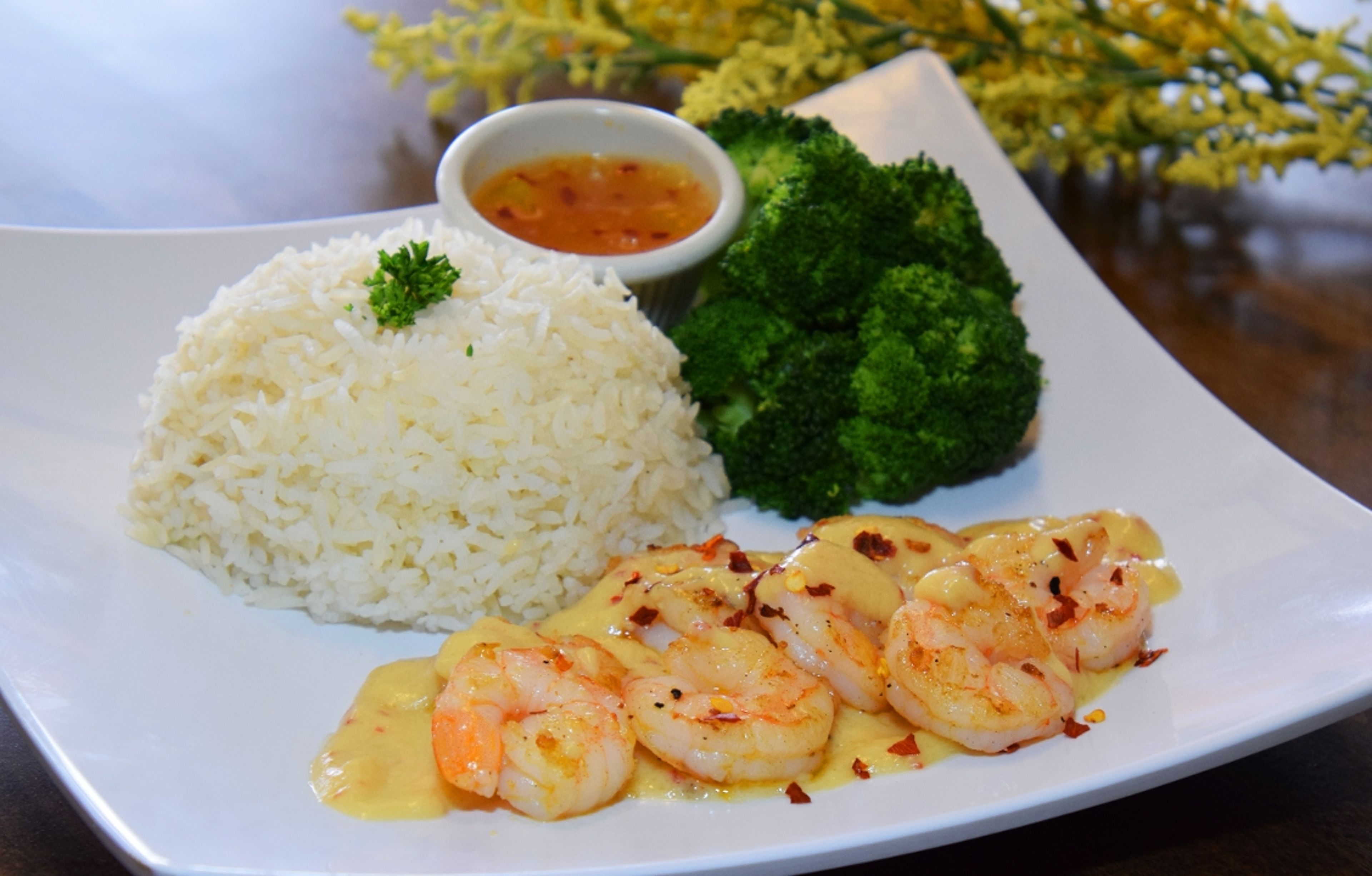 Garlic Shrimp.