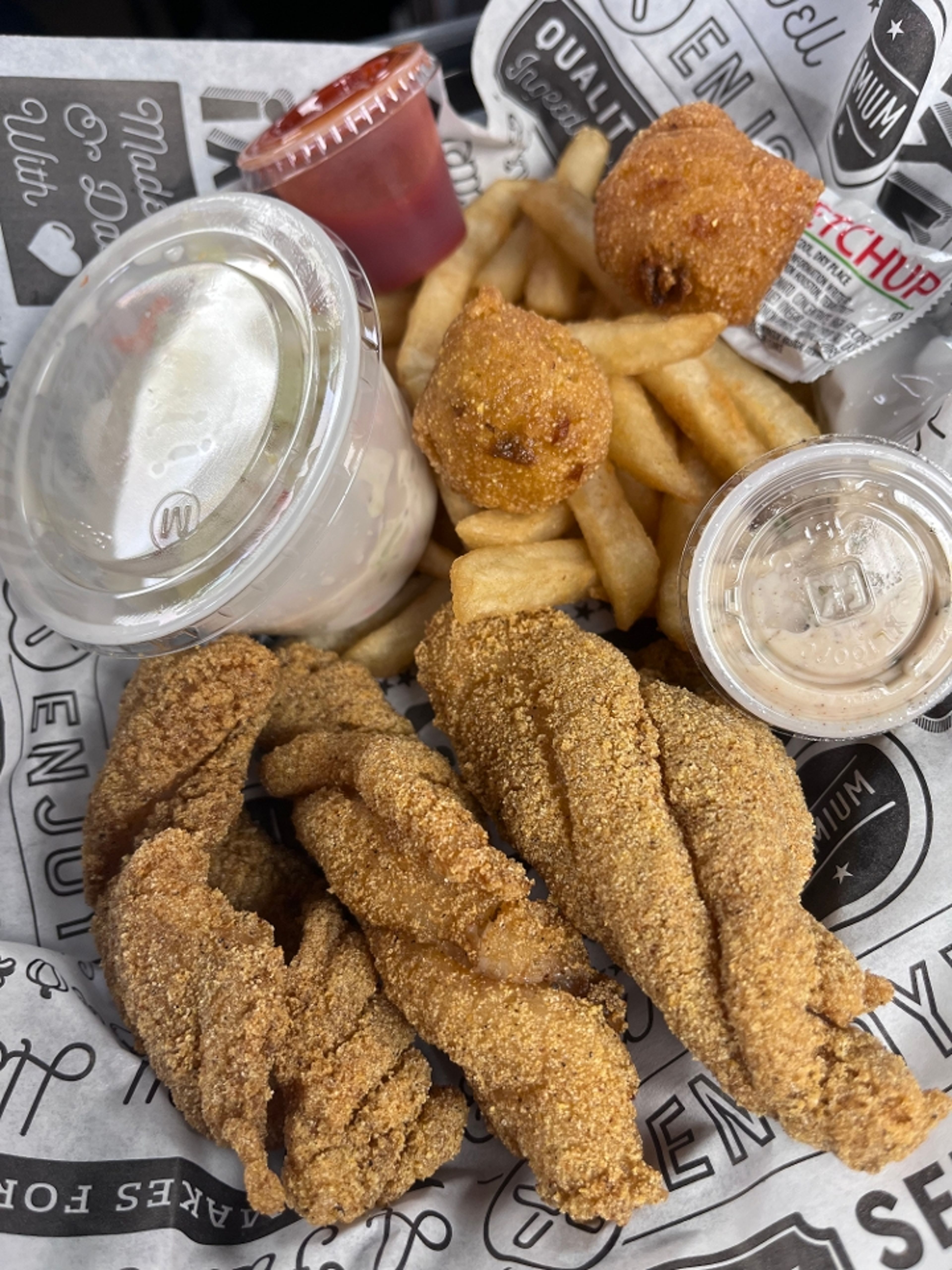 Catfish Filet Basket - LARGE.