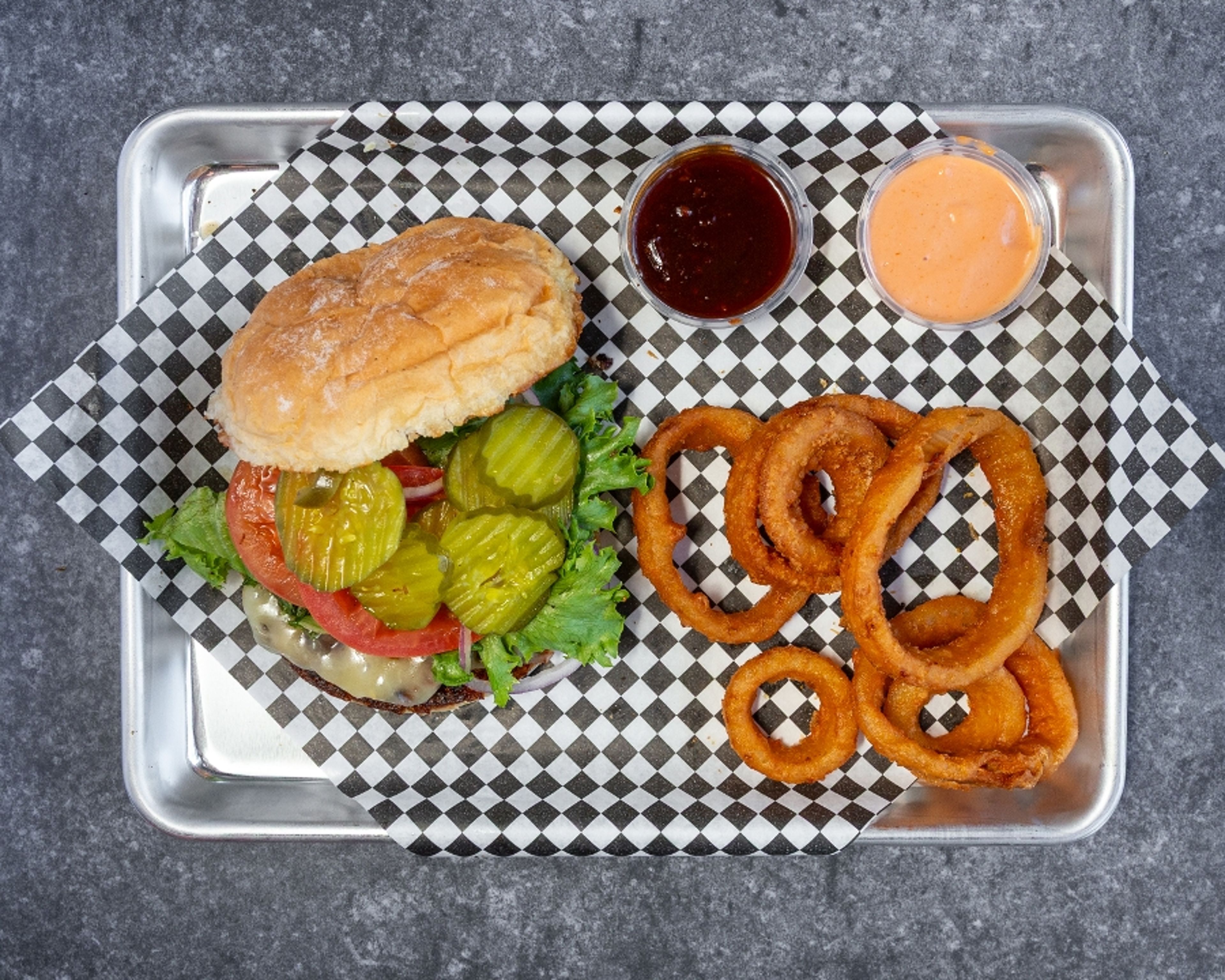 BIG MIC'S CHEESEBURGER MAC.