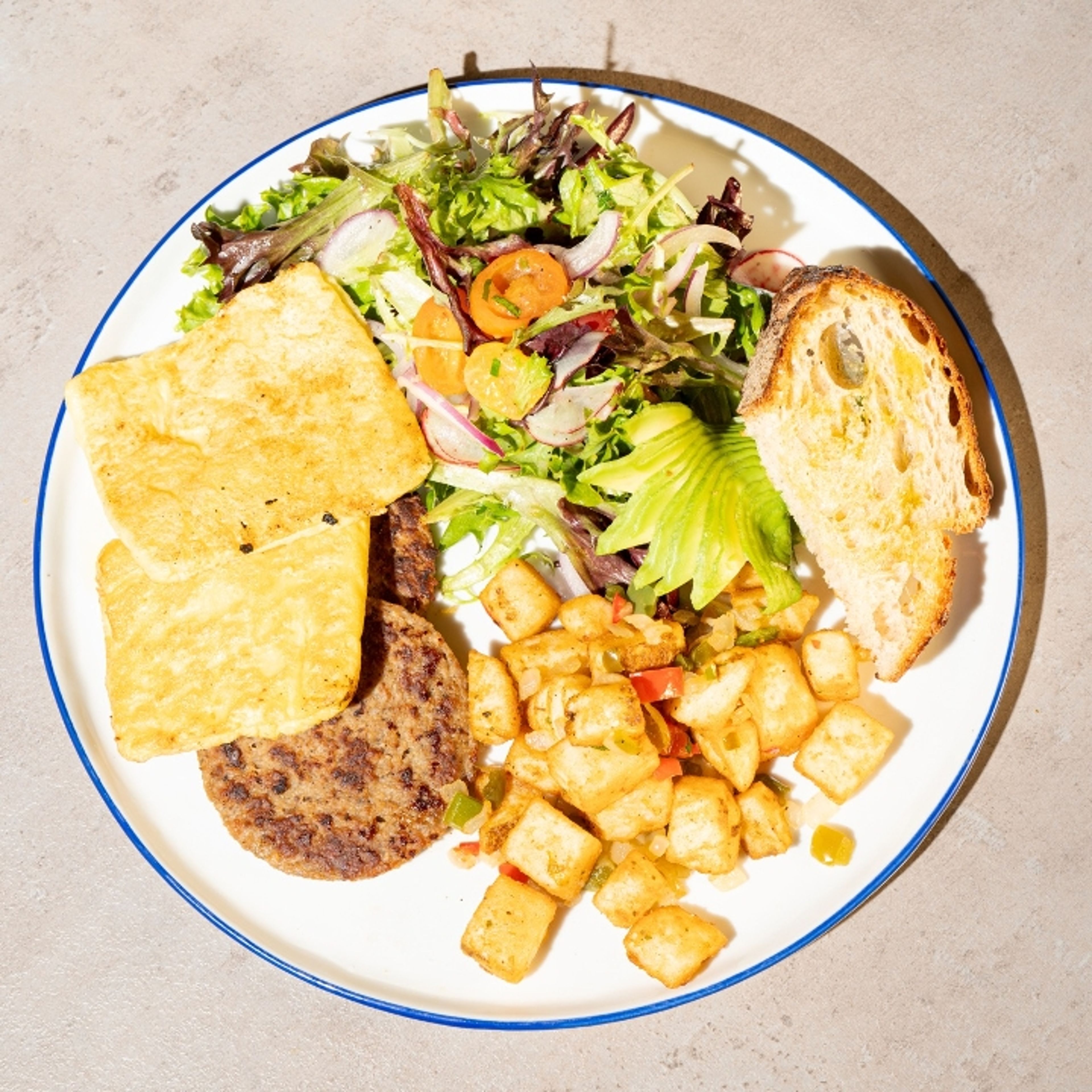 Vegan Brekkie Platter.