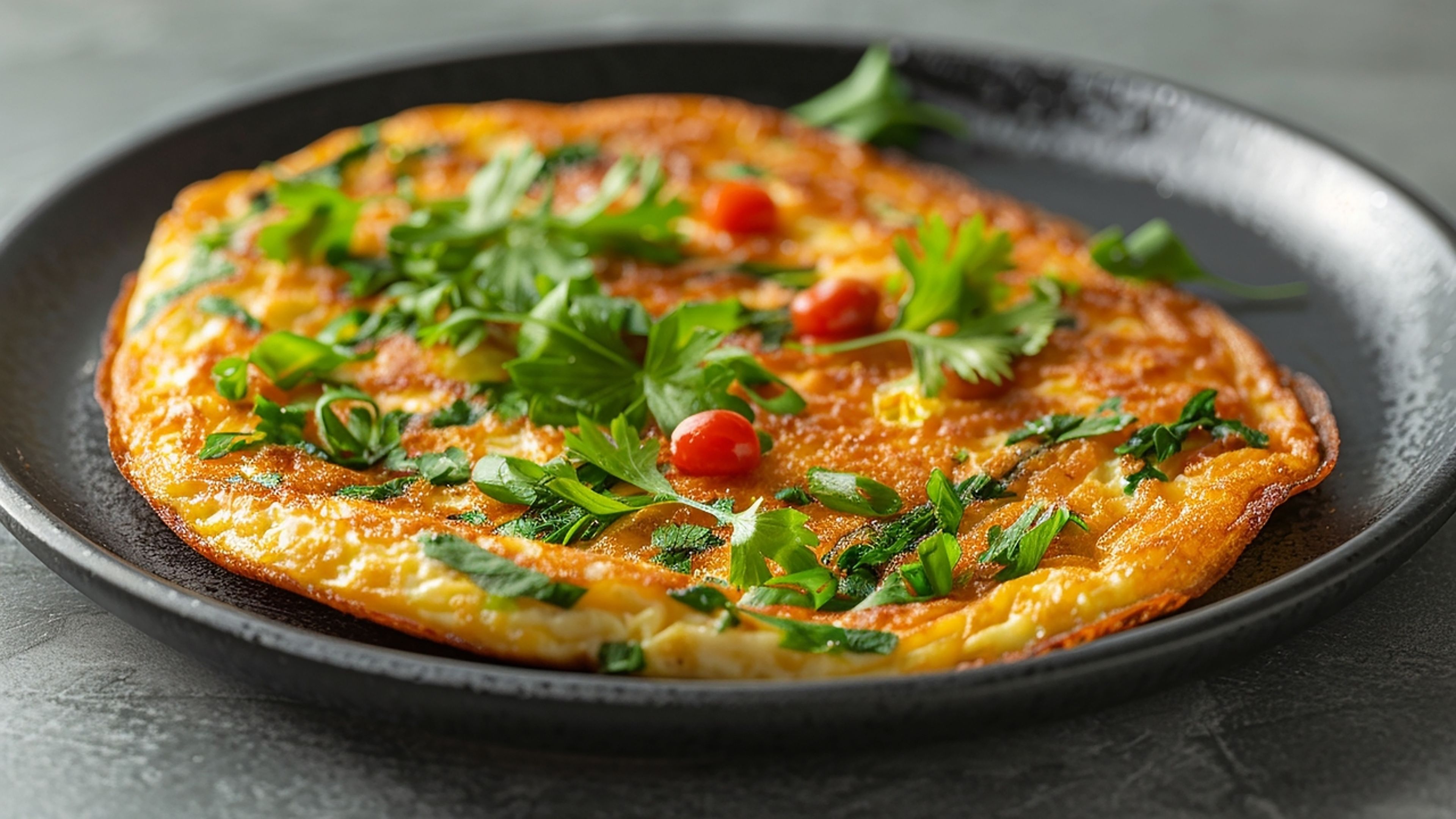 NOVA AND ONIONS OMELET.