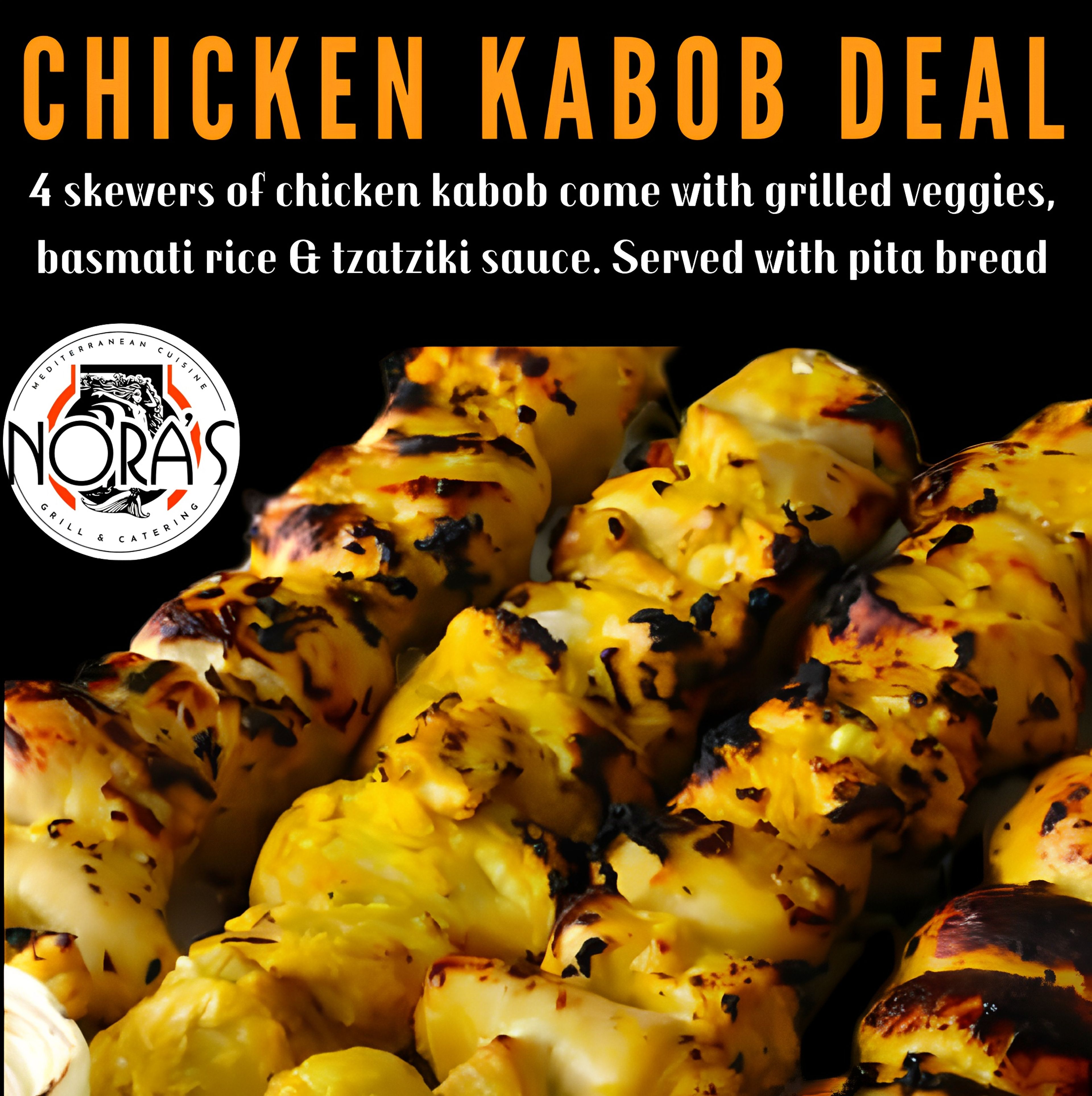 4 CHICKEN KABOB PACKAGE