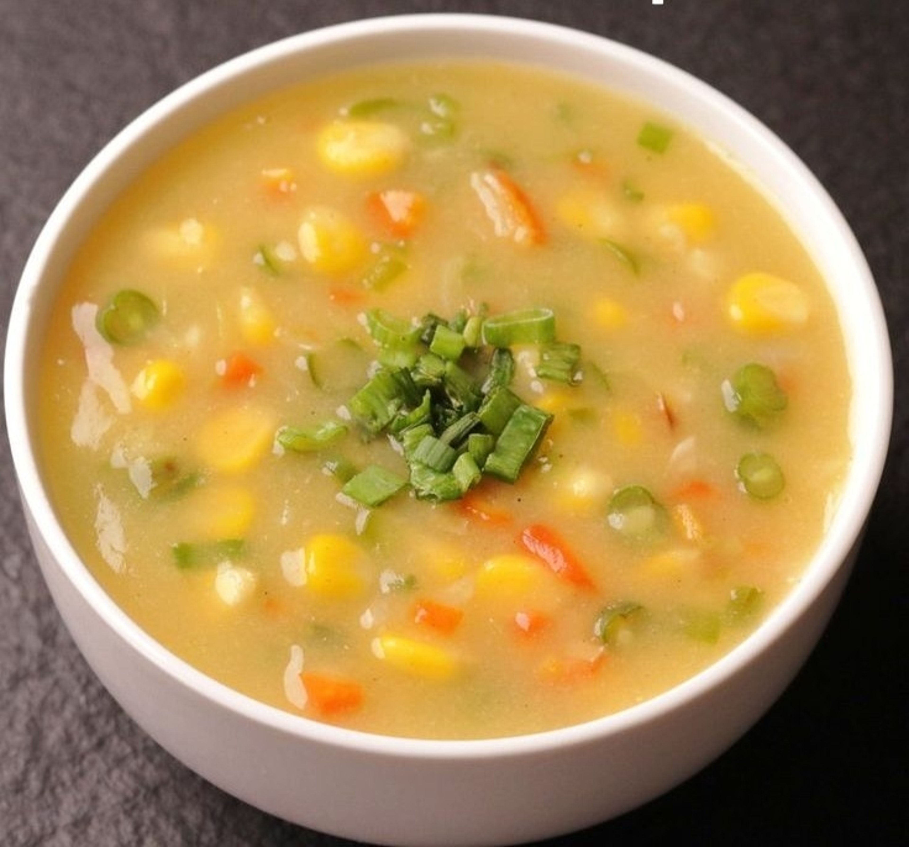 Sweet Corn Soup.