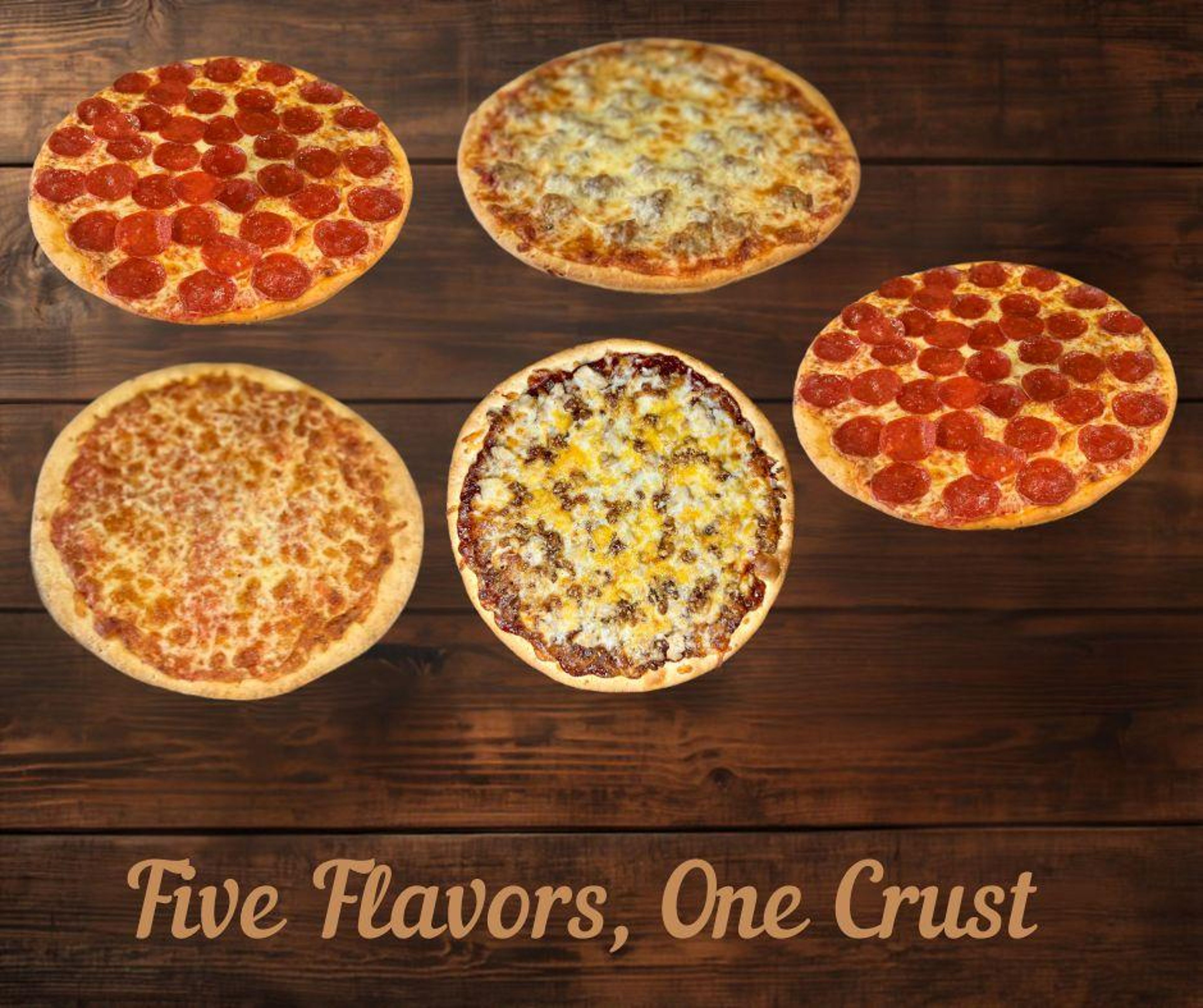 Thin Crust Pizza for 25.