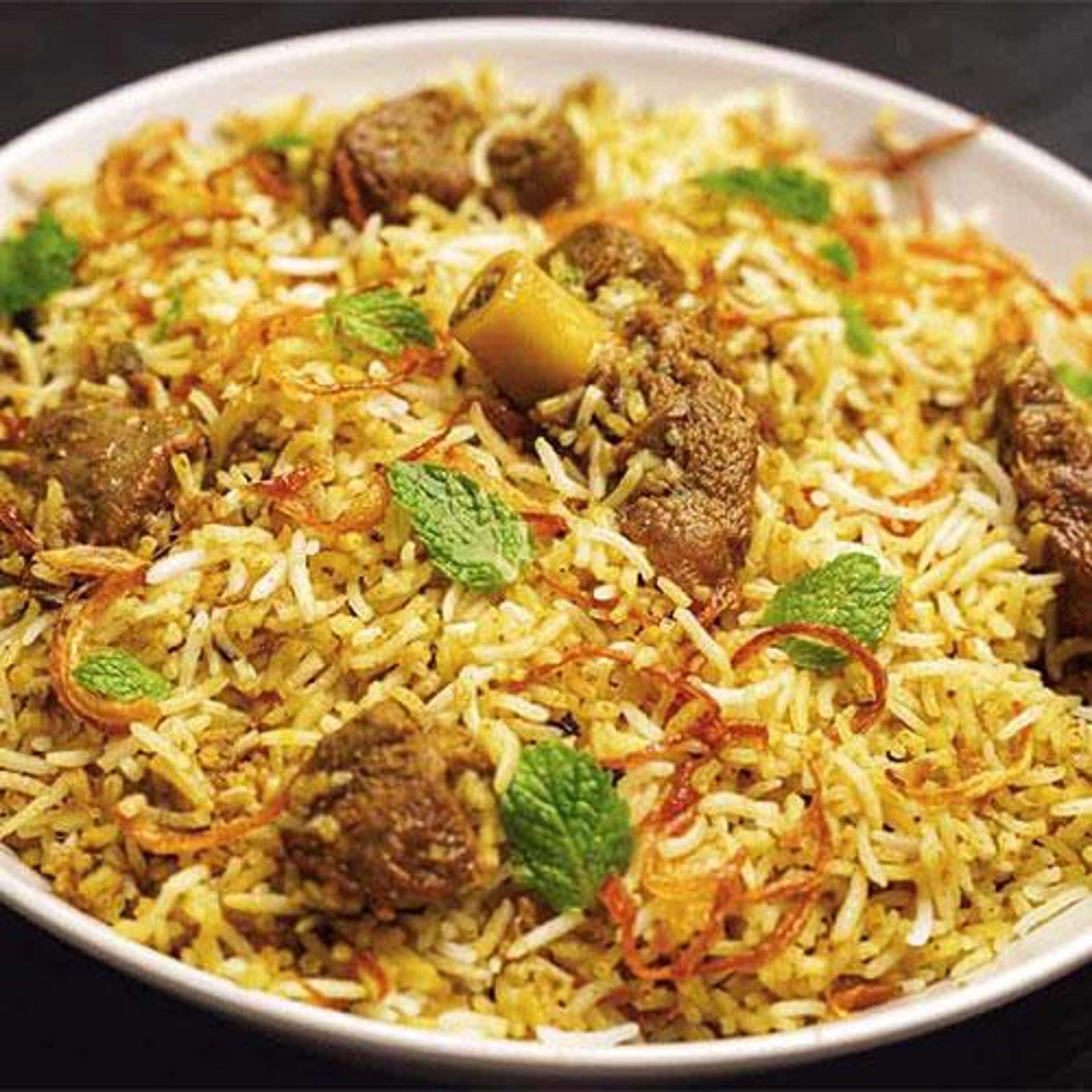 Mutton Biriyani.