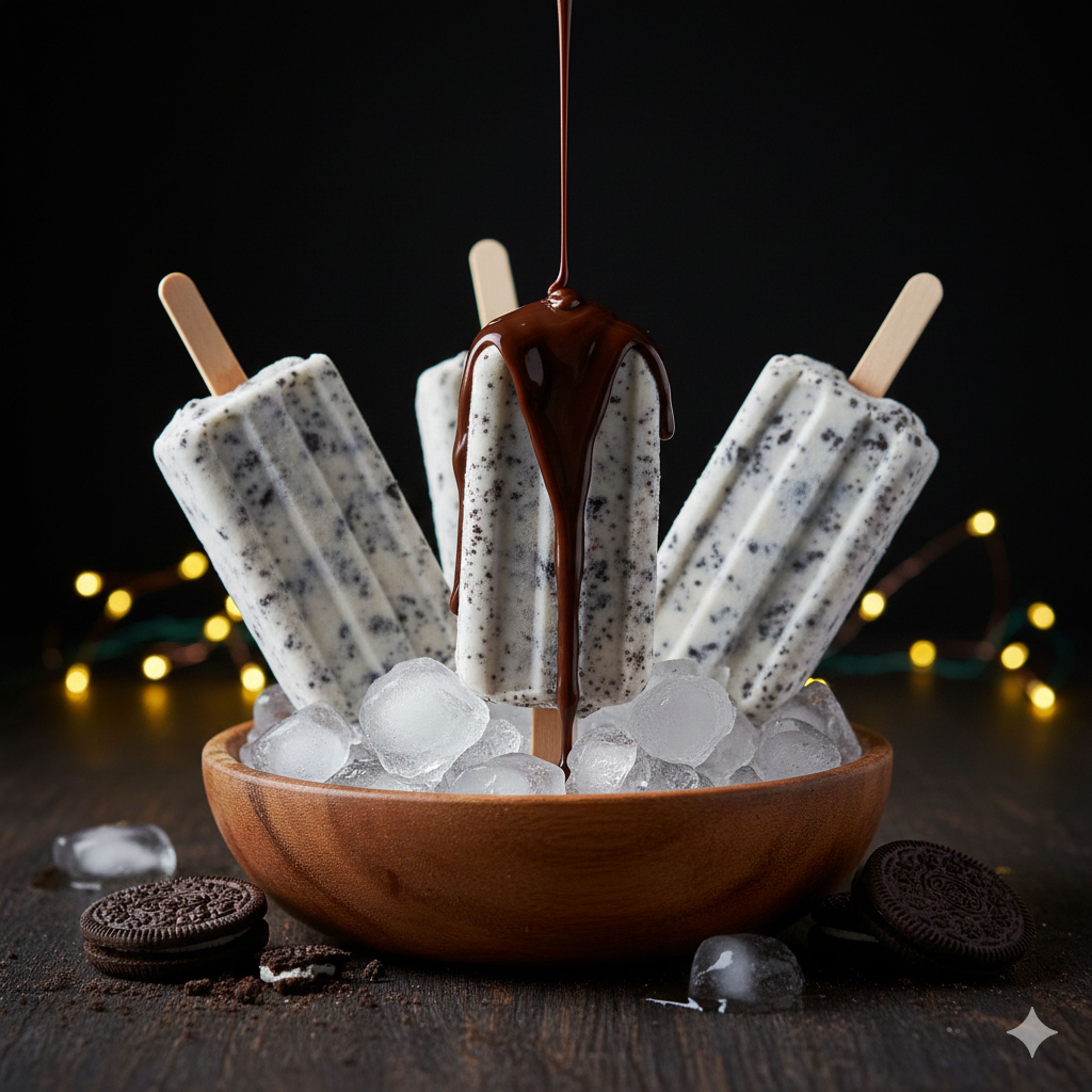 Paleta Cookies and Cream.