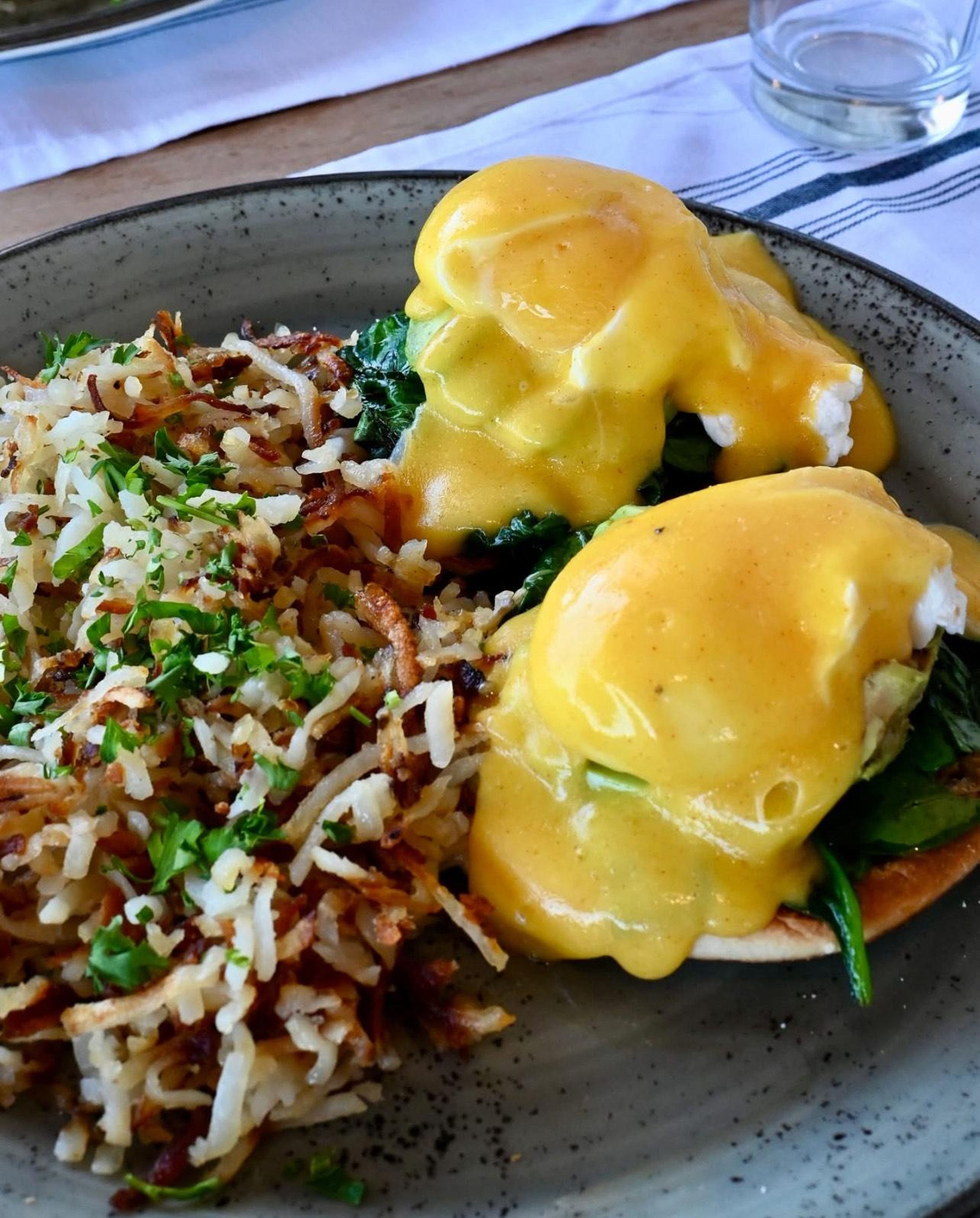 Avocado Benedict.