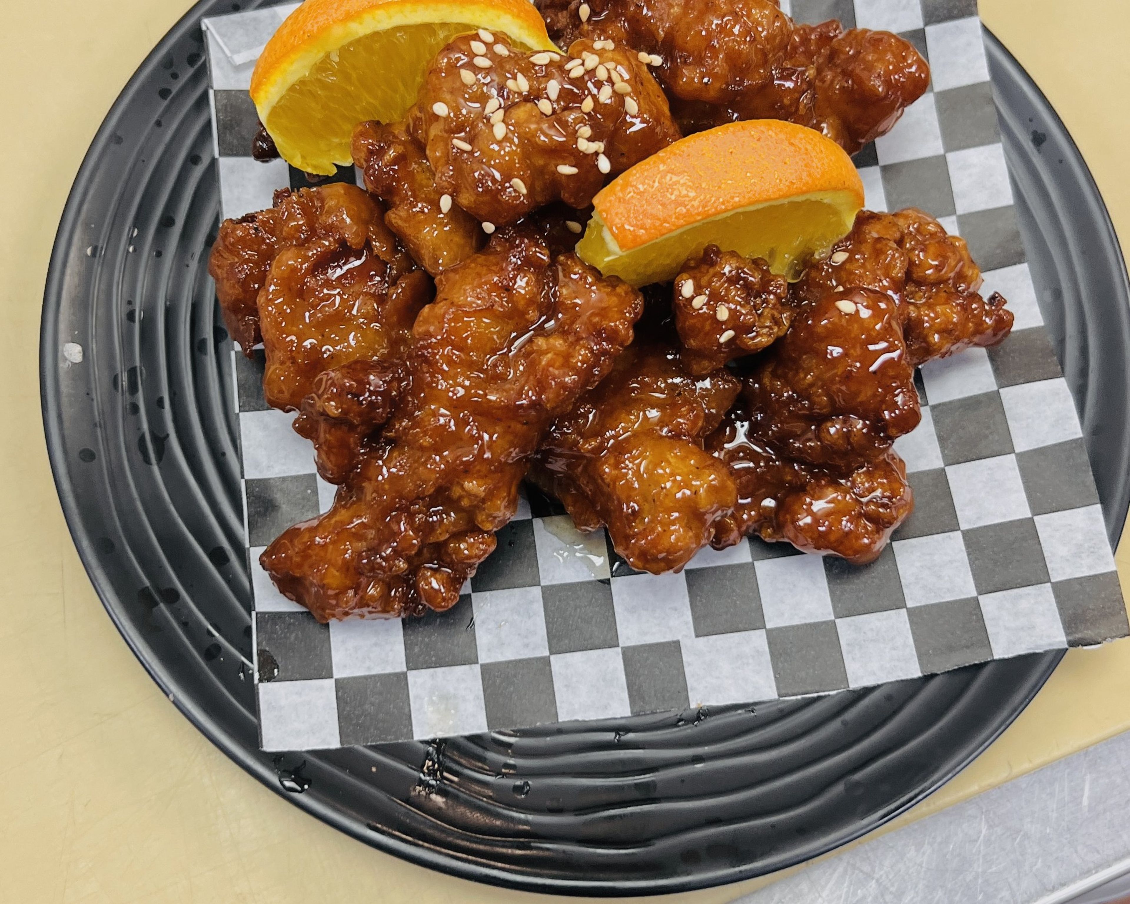 Orange Chicken.