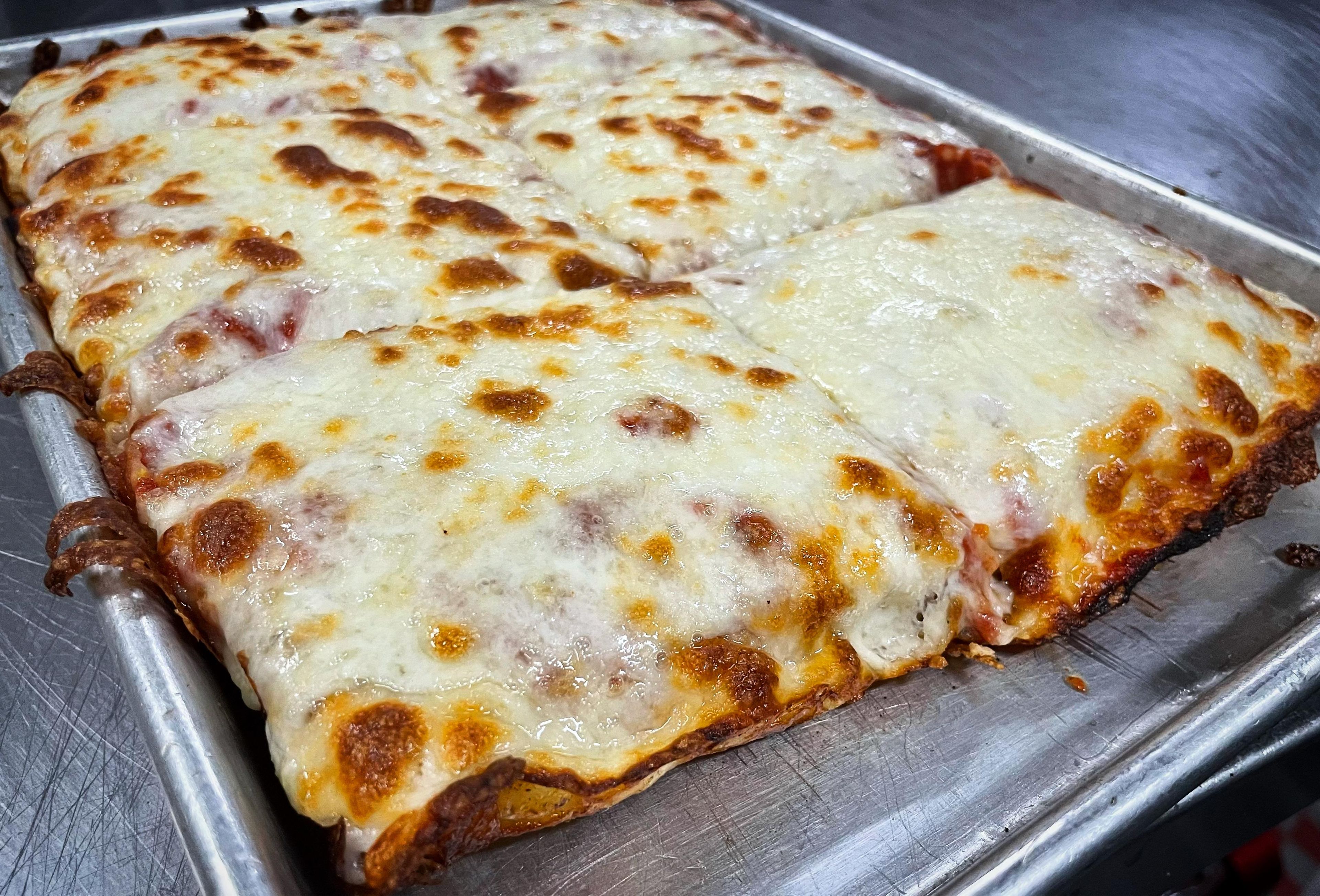 1/2 Sicilian Style Cheese Pizza (BYO).