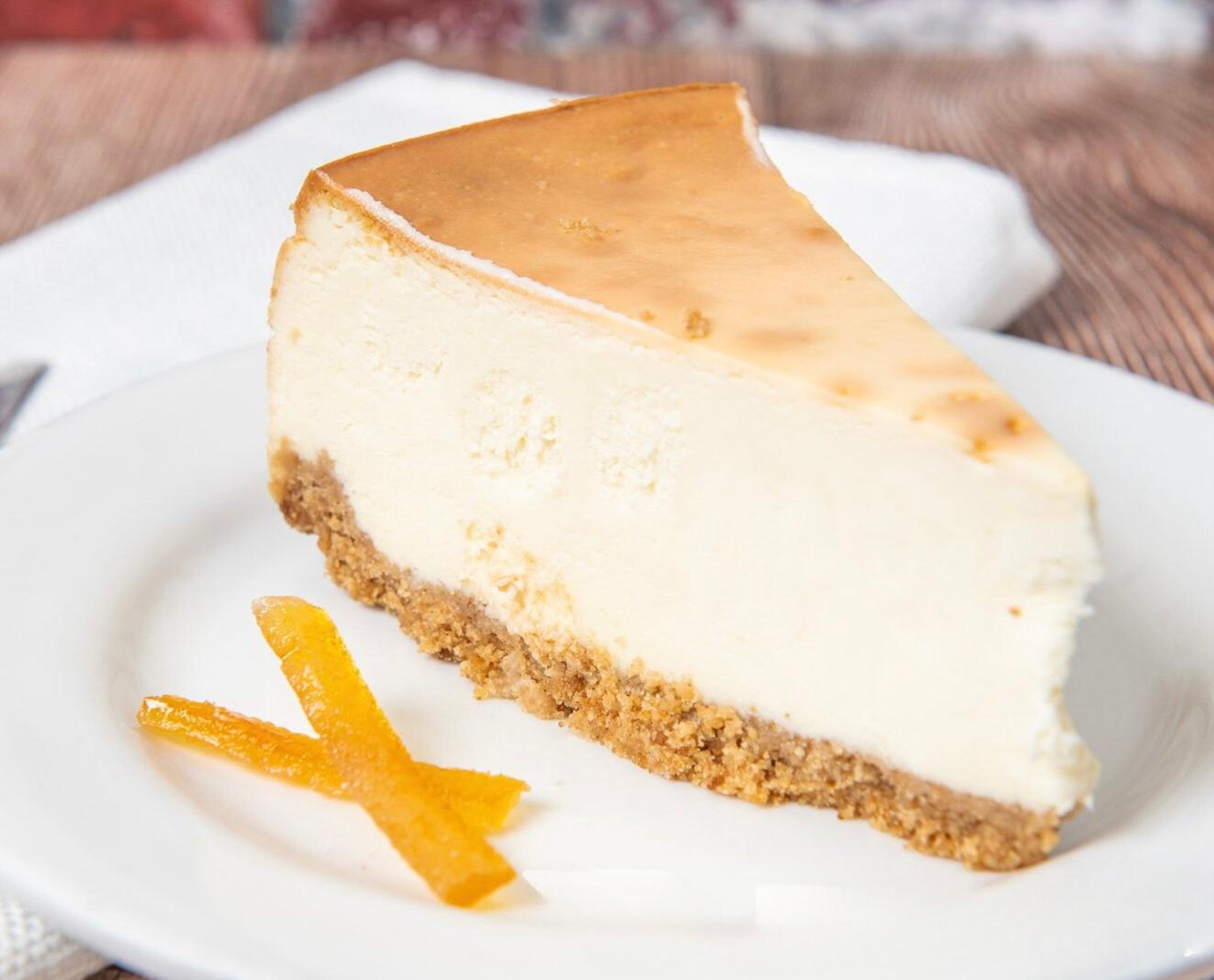 New York Style Cheesecake.