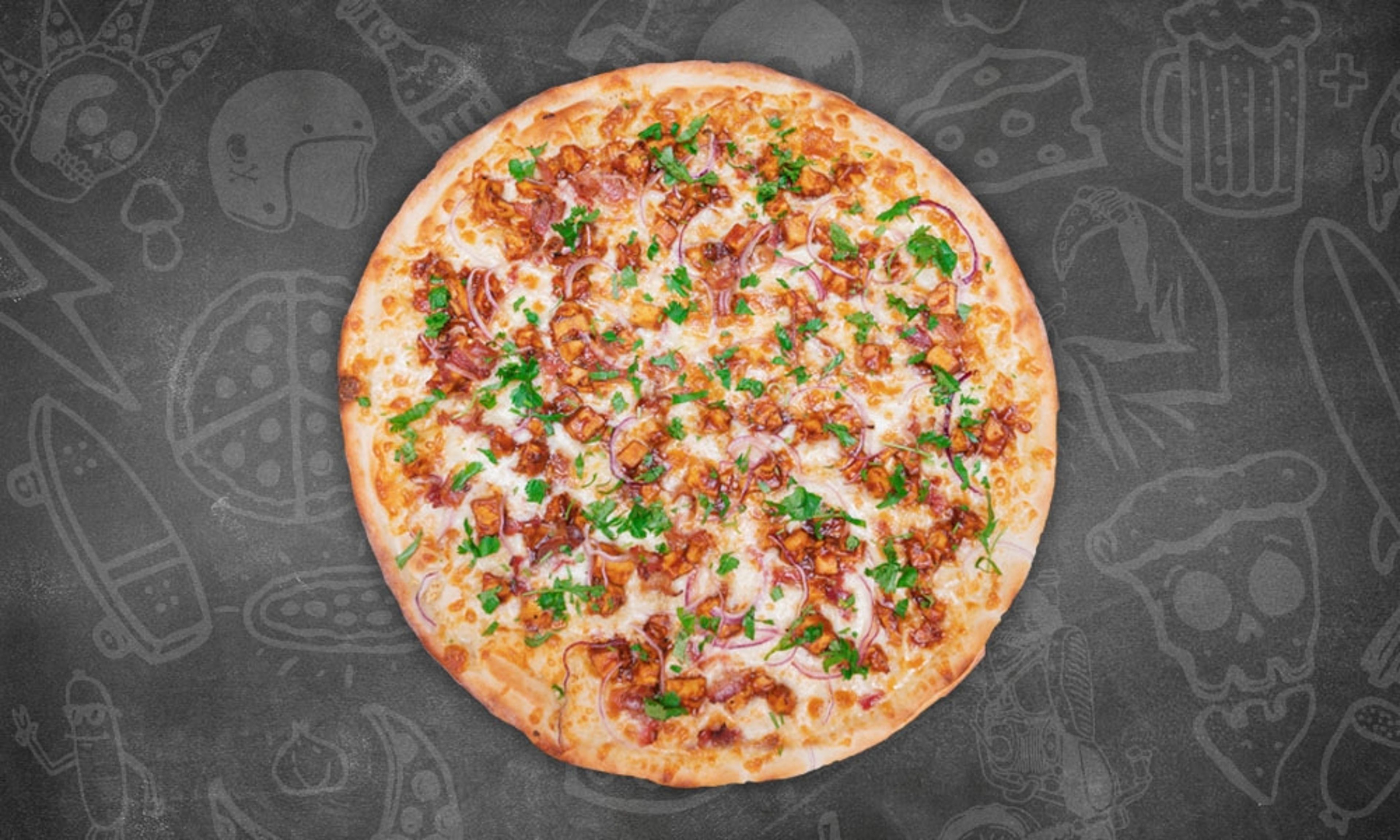 BBQ Chicken Whole Pie.