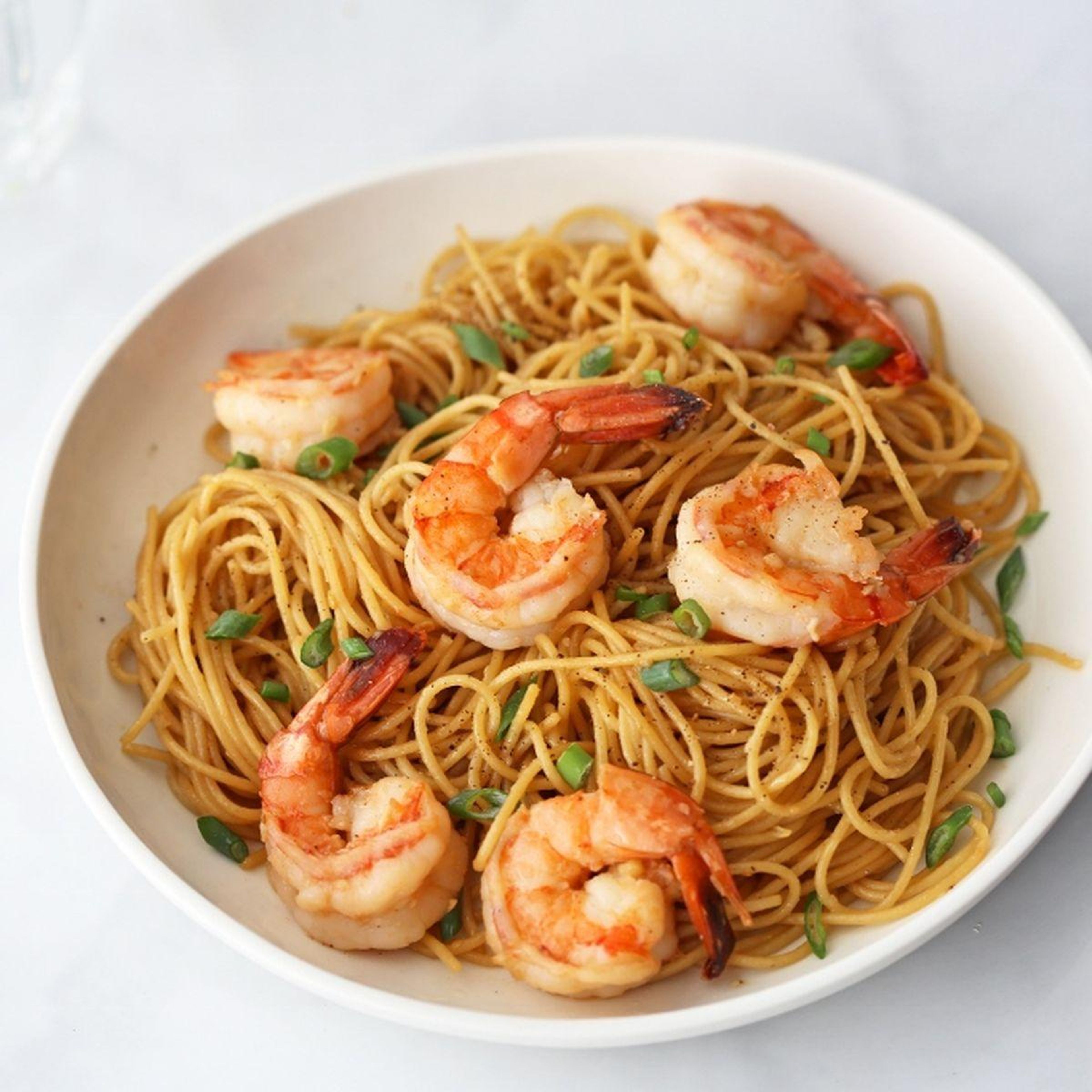 SHRIMP NOODLES.