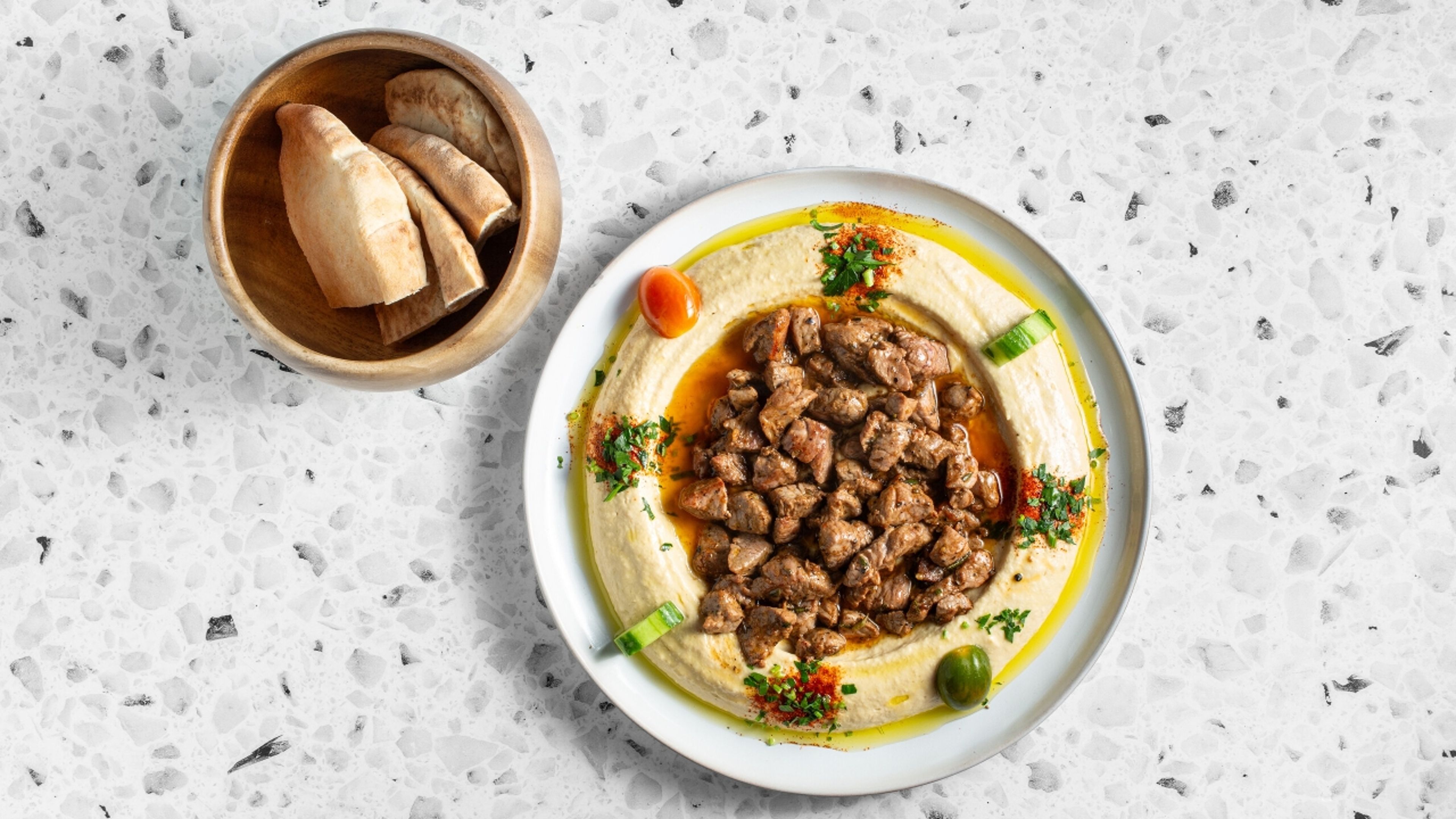 Hummus Plate.