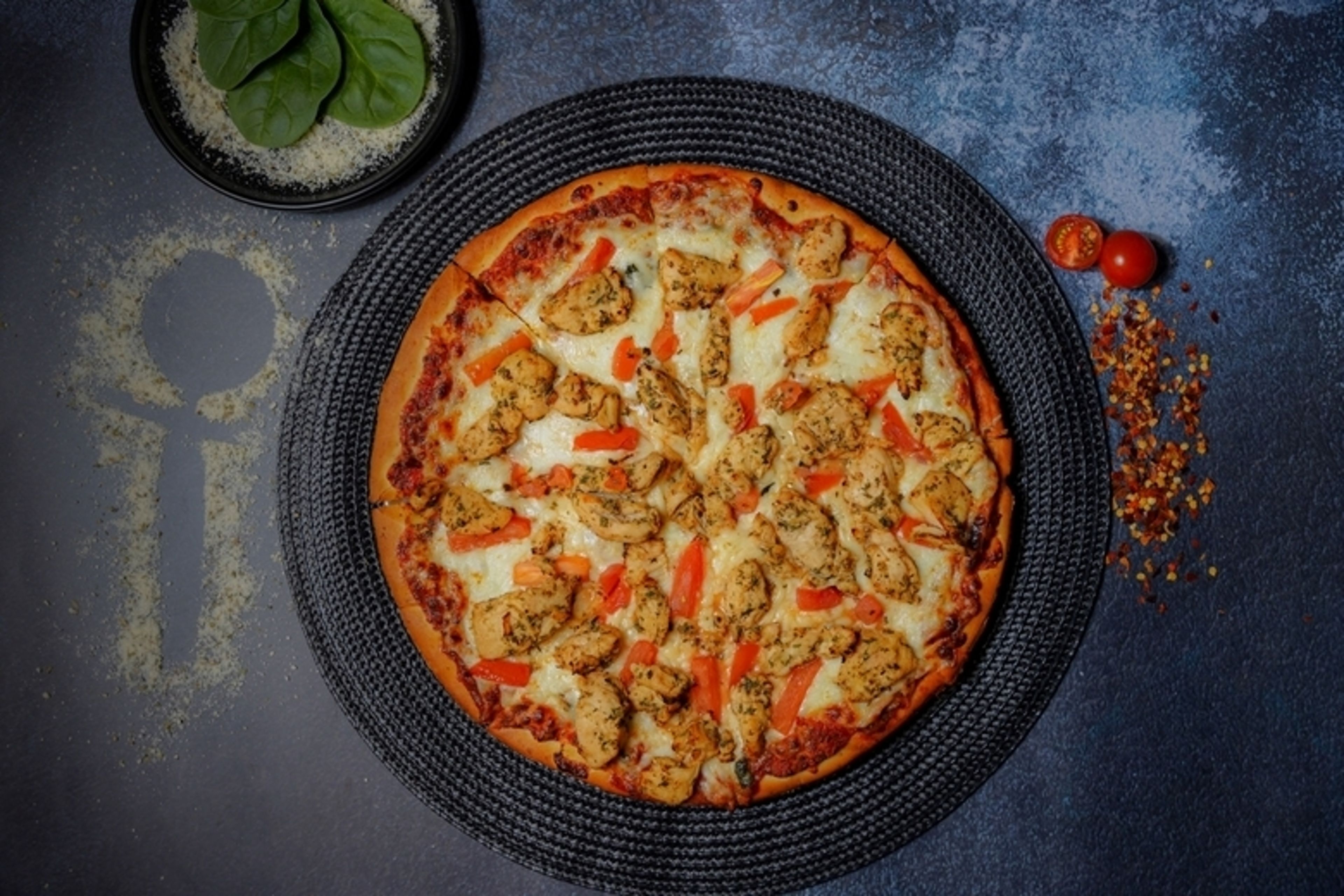 Chicken Delight Pizza.