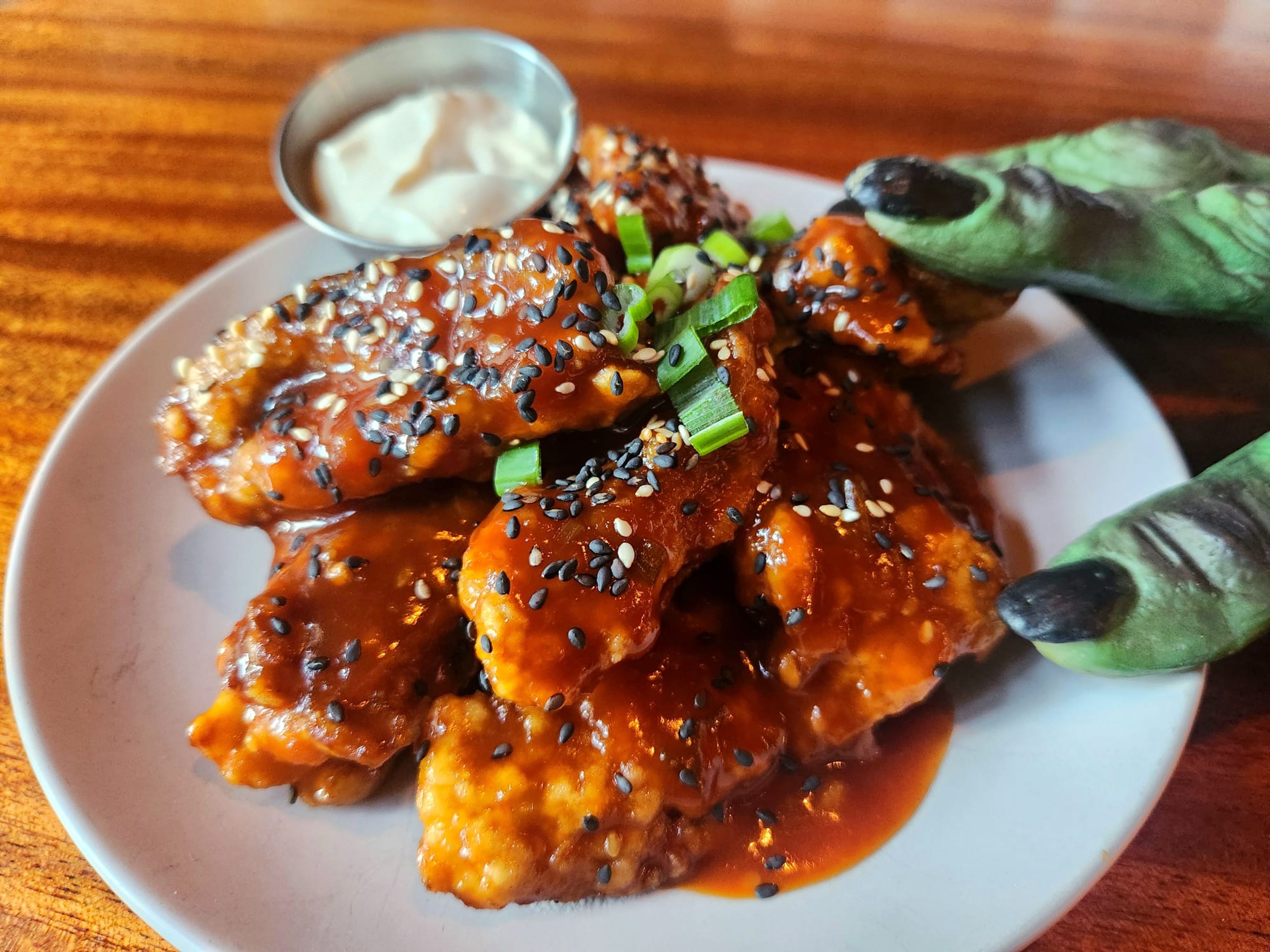 Korean BBQ Wings.