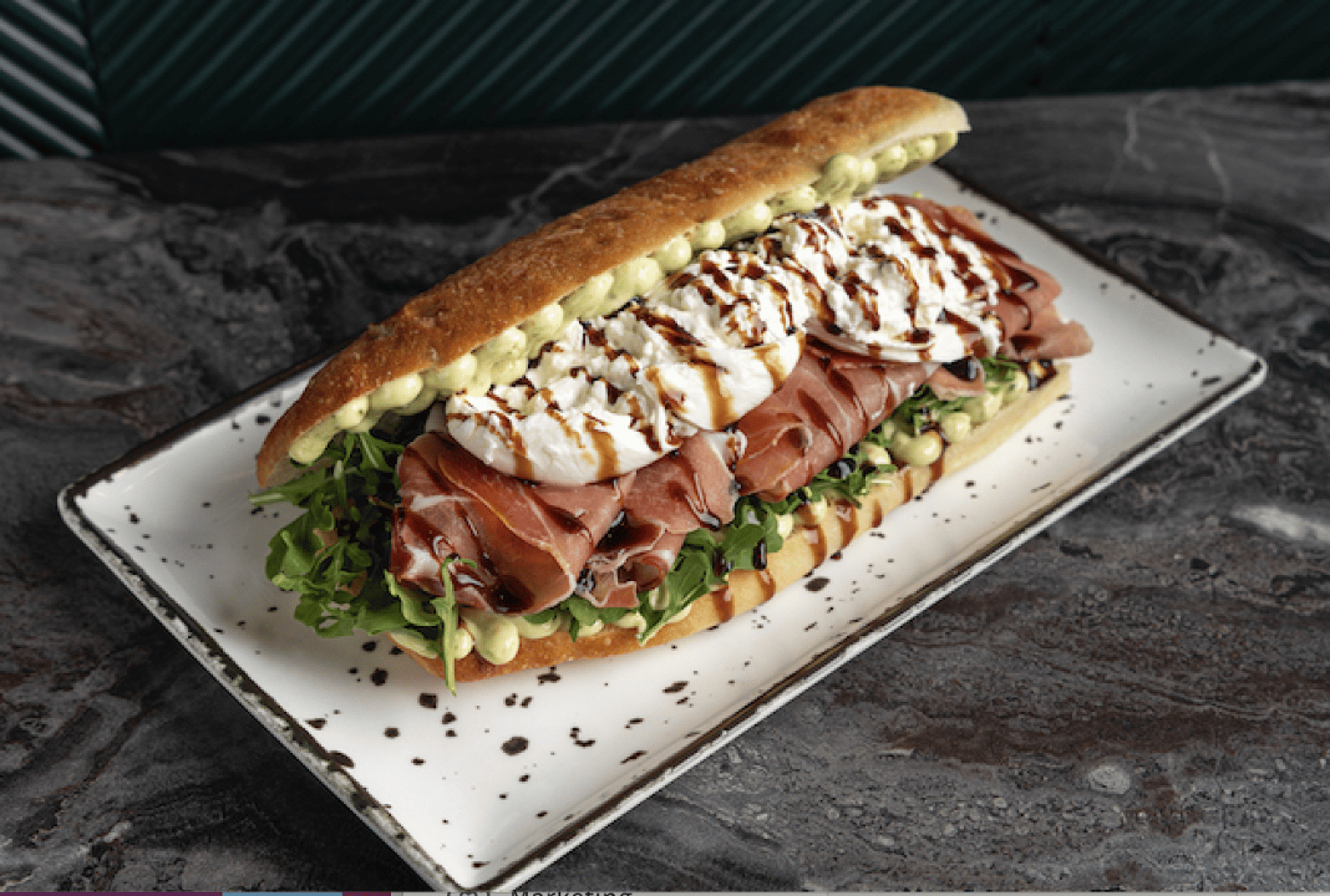 The Prosciutto & Burrata.