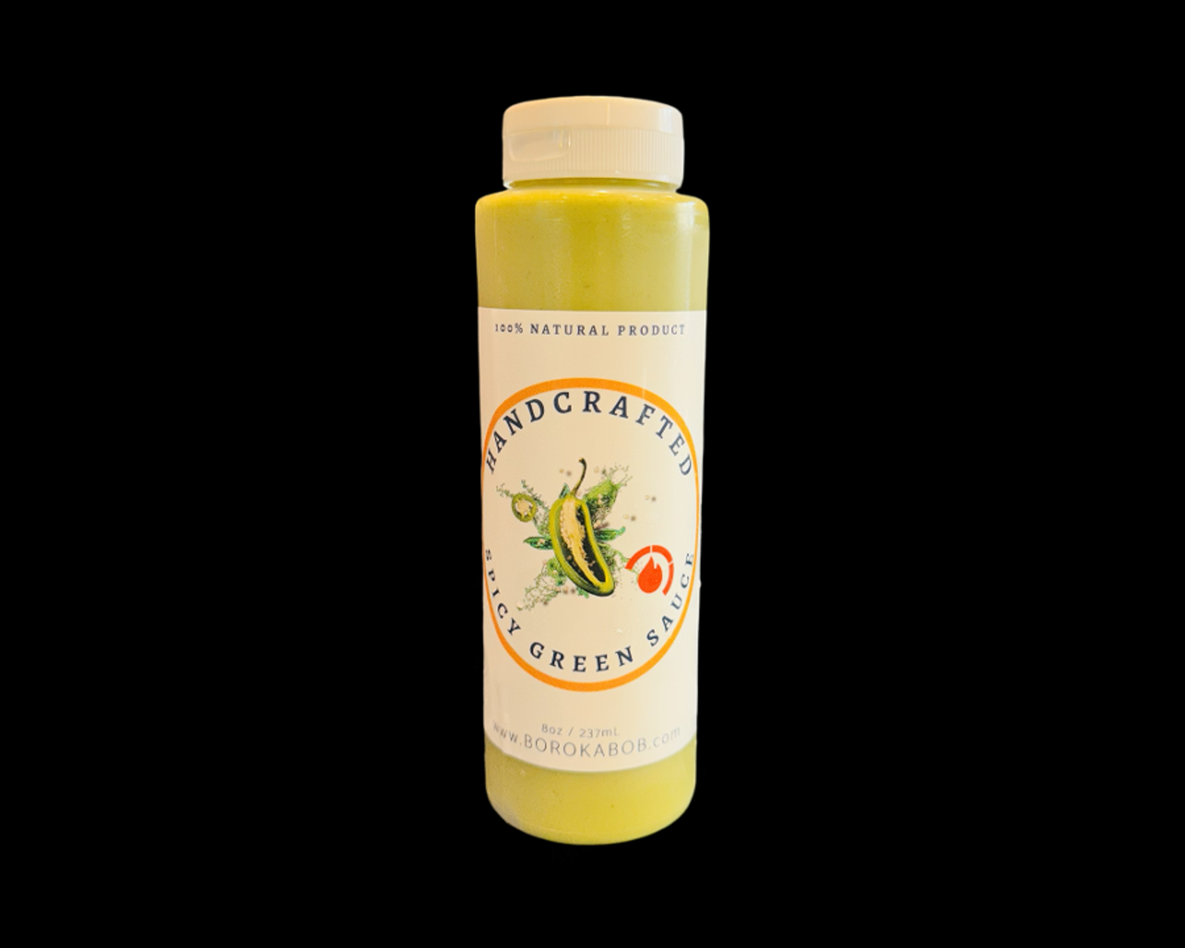Bottle Spicy Green Sauce (8 fl oz) (سس سبز تند).