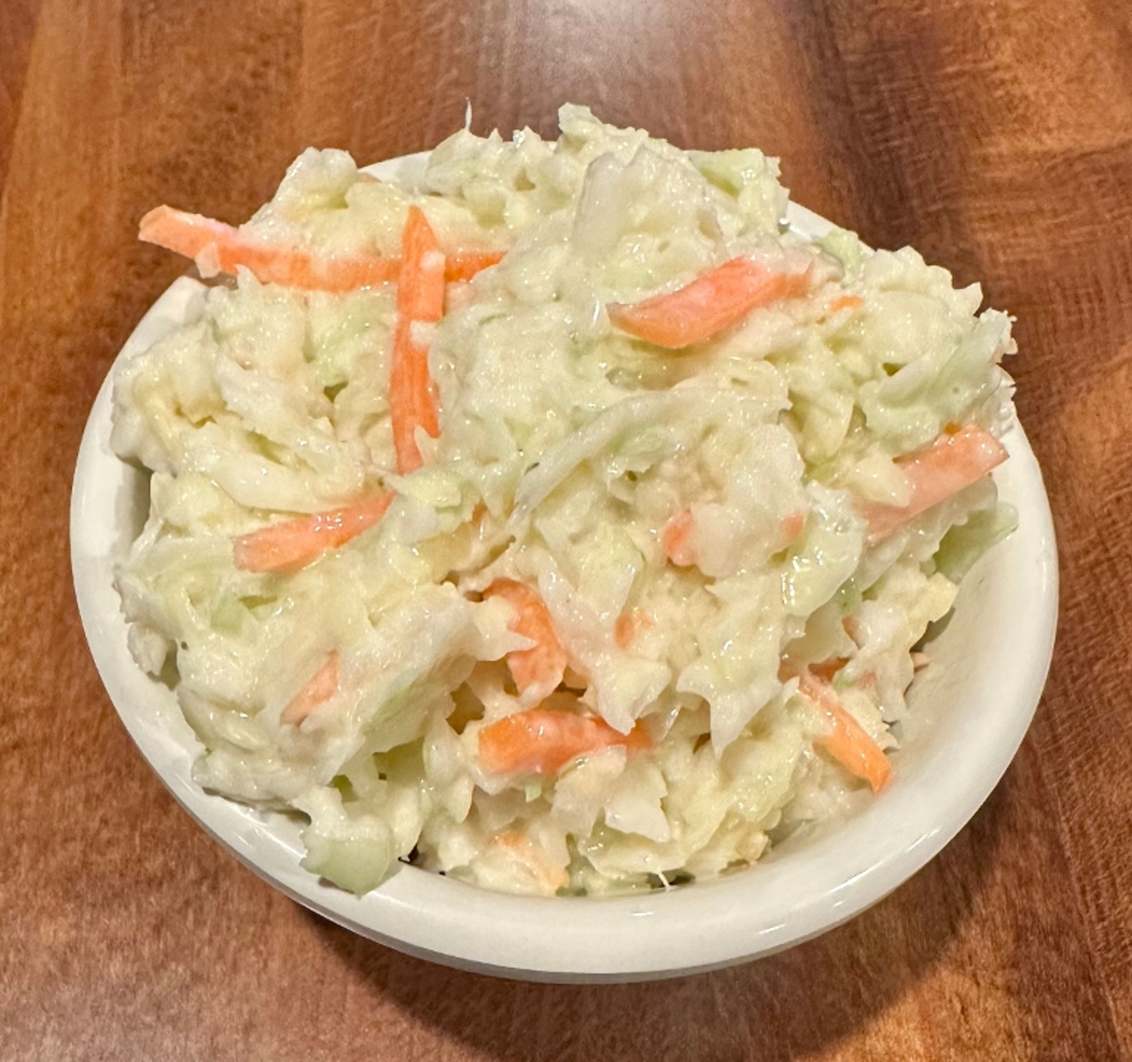 Side Homemade Coleslaw.