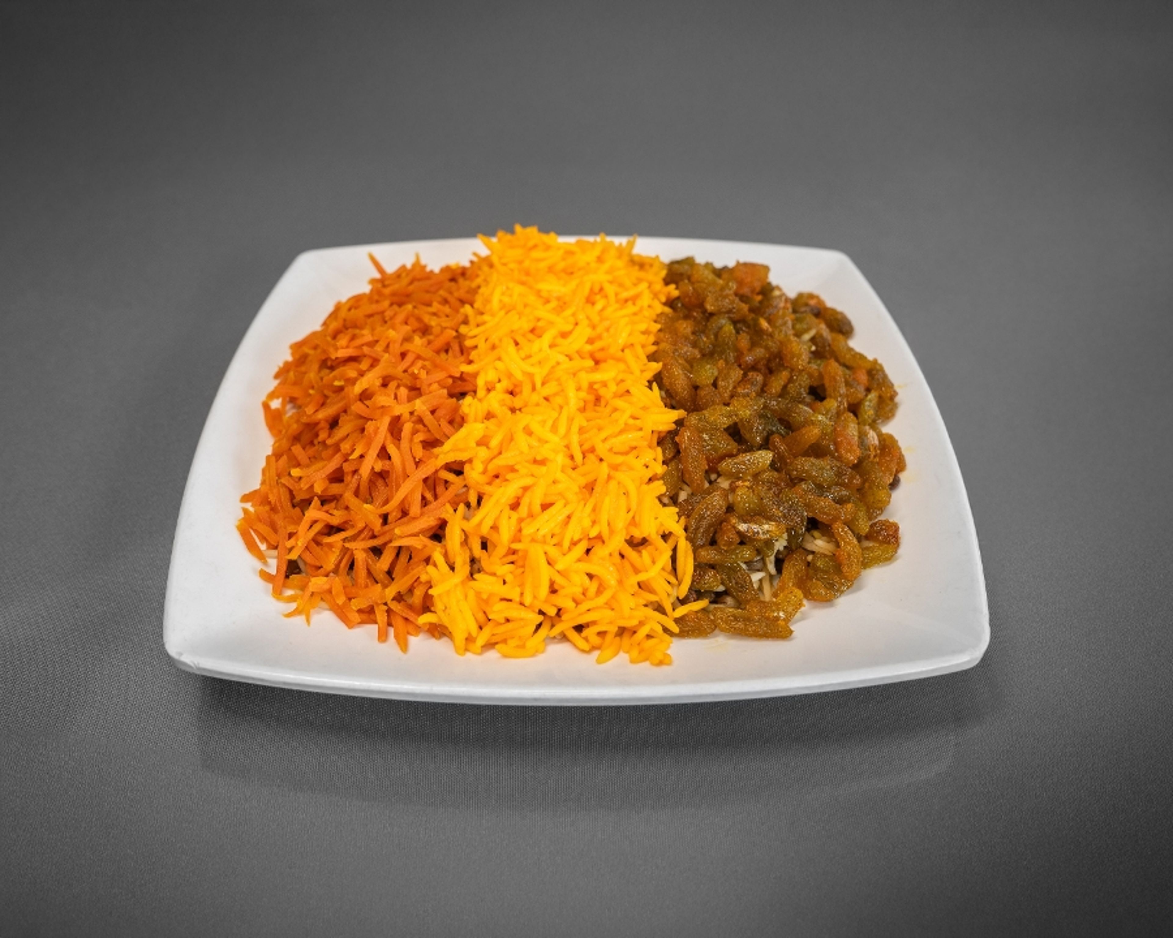 Lentil Rice W/ Raisins & Carrots.