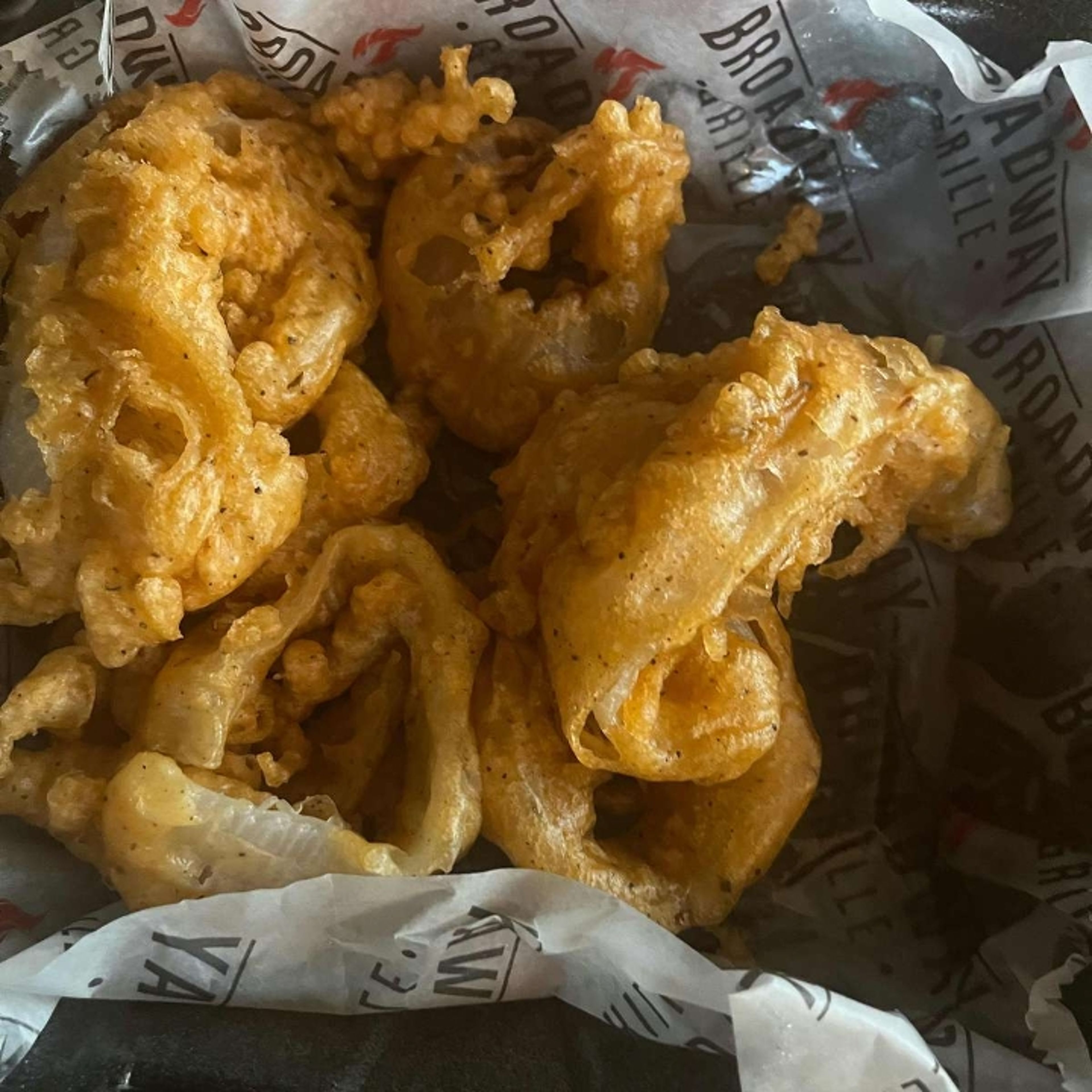 Battered Onion Rings.